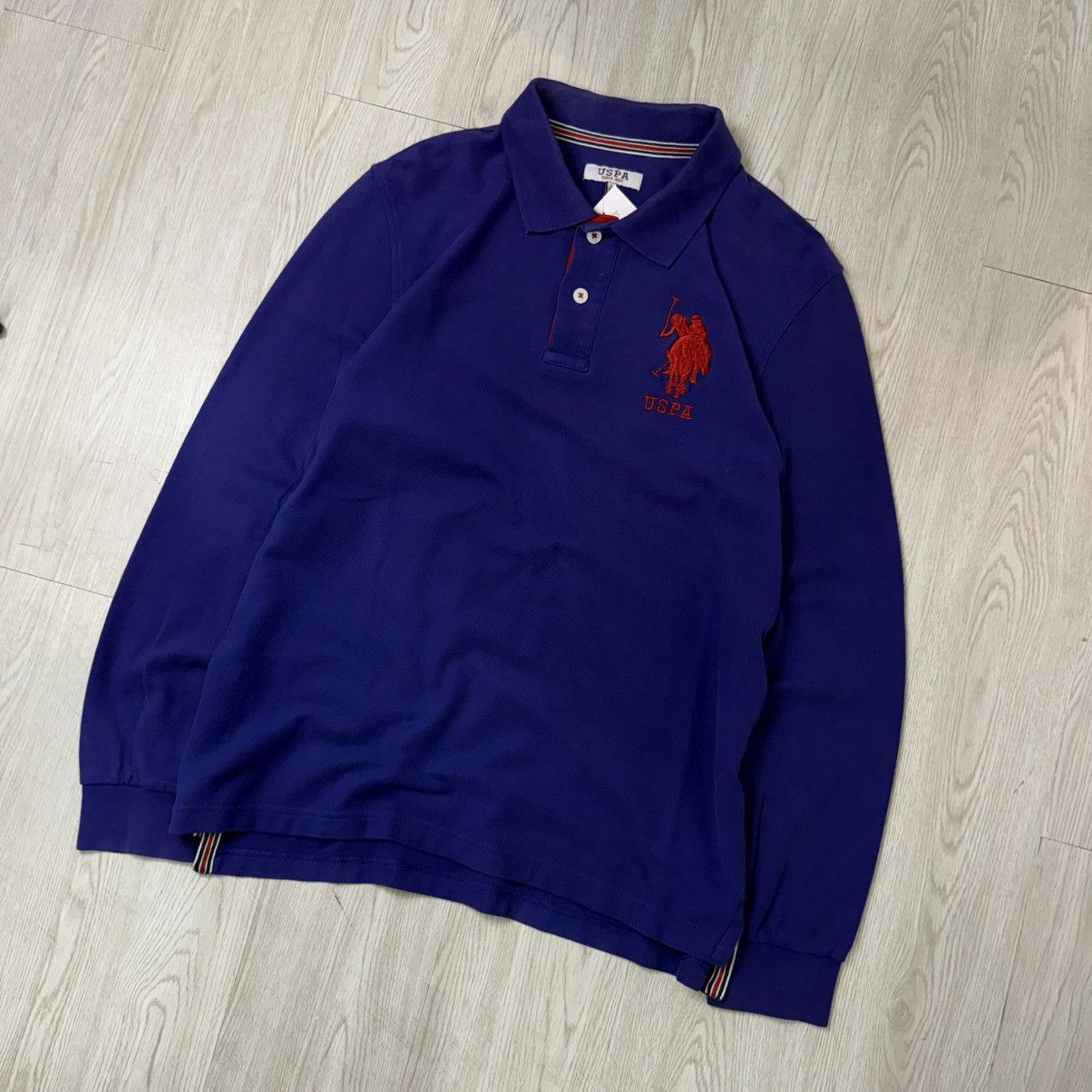 U.S. Polo Assn. Us Polo Assn USPA long poloshirt Size US L / EU 52-54 / 3 - 2 Thumbnail