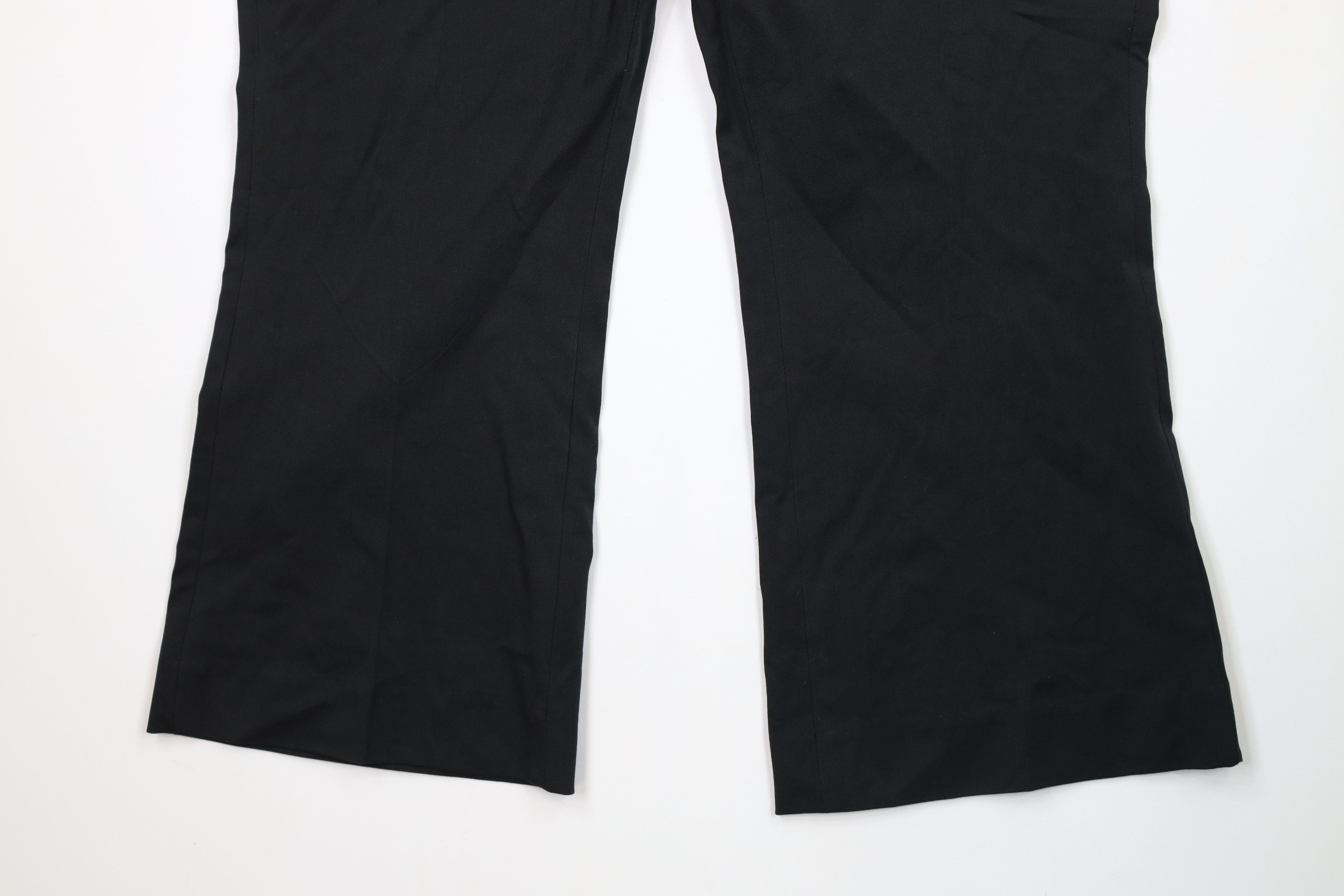 J.Crew × Vintage New J Crew Stretch Flared Wide Leg Kelsey Chino Pants Black Size 40" / US 18 - 4 Thumbnail