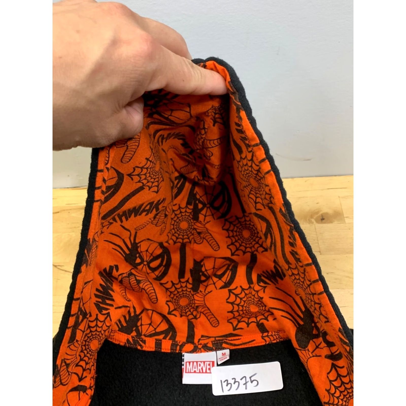 Vintage Marvel Spider Man Hoodie Jacket Men M Black Hooded Full Zip 13375 Size US M / EU 48-50 / 2 - 3 Thumbnail