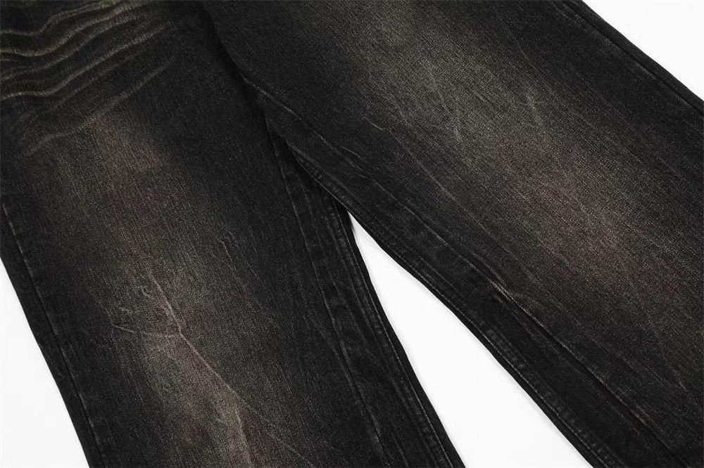Japanese Brand × Jean Washed and distressed loose American retro casual jeans Size US 32 / EU 48 - 7 Thumbnail