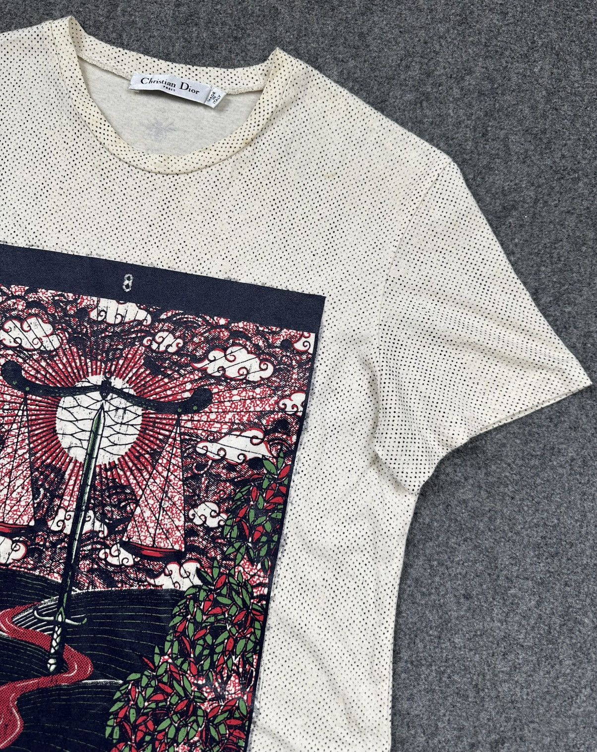 Dior Dior - Christian Dior S/S20 “La Justice” Tarot Graphic Shirt Size S / US 4 / IT 40 - 6 Thumbnail