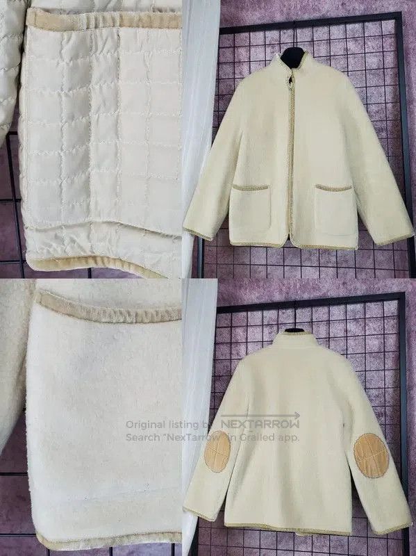Lanvin Lanvin Beige Wool Blend Plaid Jacket . Size M / US 6-8 / IT 42-44 - 3 Thumbnail