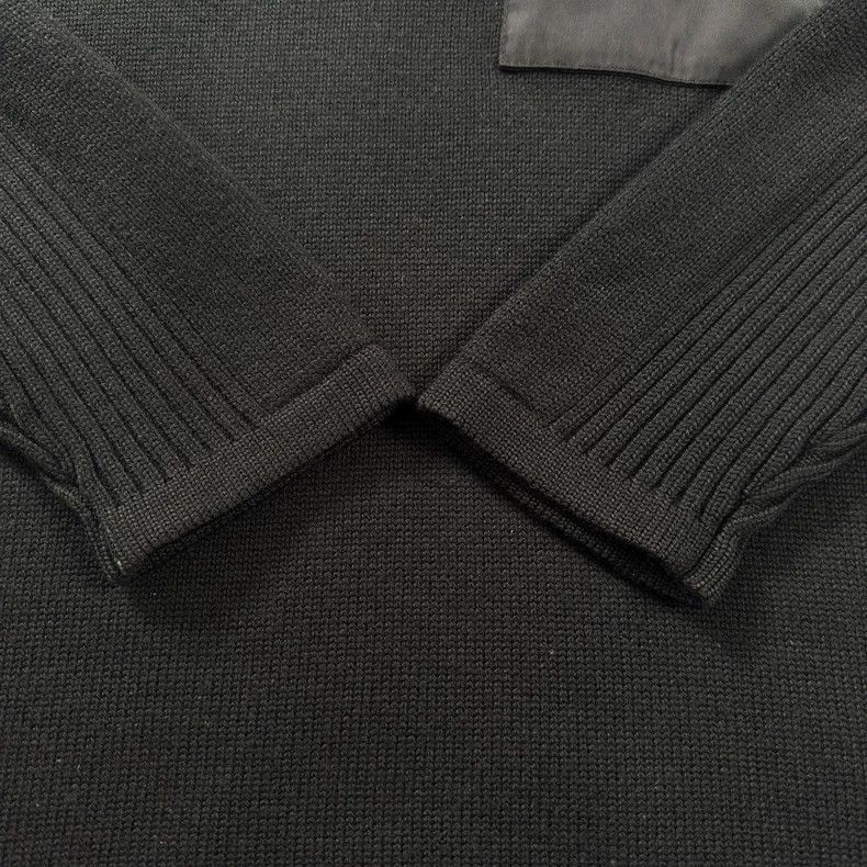 Prada Prada Black triangle sweater 2503-Nextarrow Size US L / EU 52-54 / 3 - 4 Thumbnail