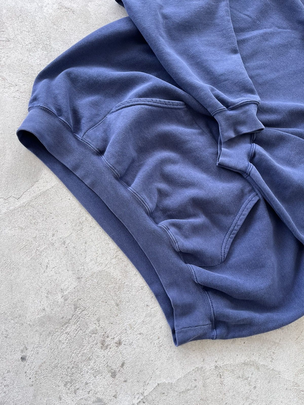 Fruit Of The Loom × Vintage Vintage Fruit of the Loom Faded Blue Hoodie oversized fit Size US XXL / EU 58 / 5 - 10 Thumbnail