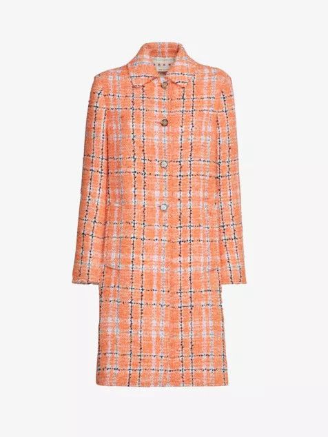 Marni o1srvl11e0624 Duster Coat in Orange Size S / US 4 / IT 40 - 1 Thumbnail
