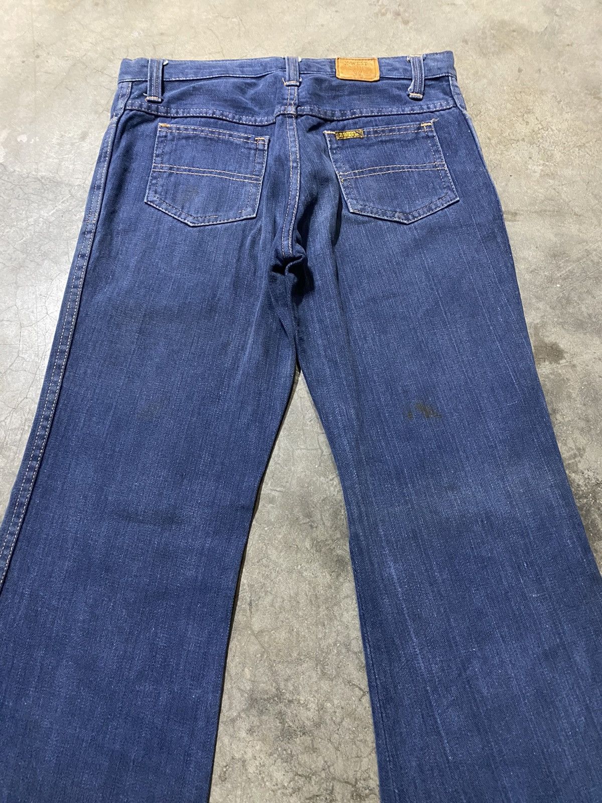 Vintage Flare Jeans Vintage X-West Canton Made in Usa Size US 29 - 4 Thumbnail
