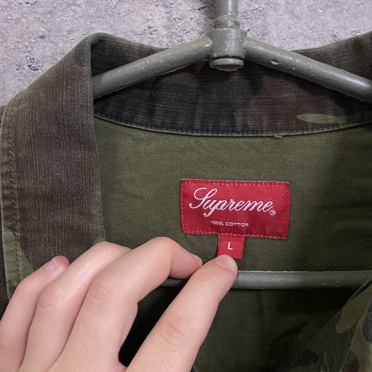 Supreme Vintage Supreme Military “Army” Overshirt Jacket Size US L / EU 52-54 / 3 - 12 Thumbnail