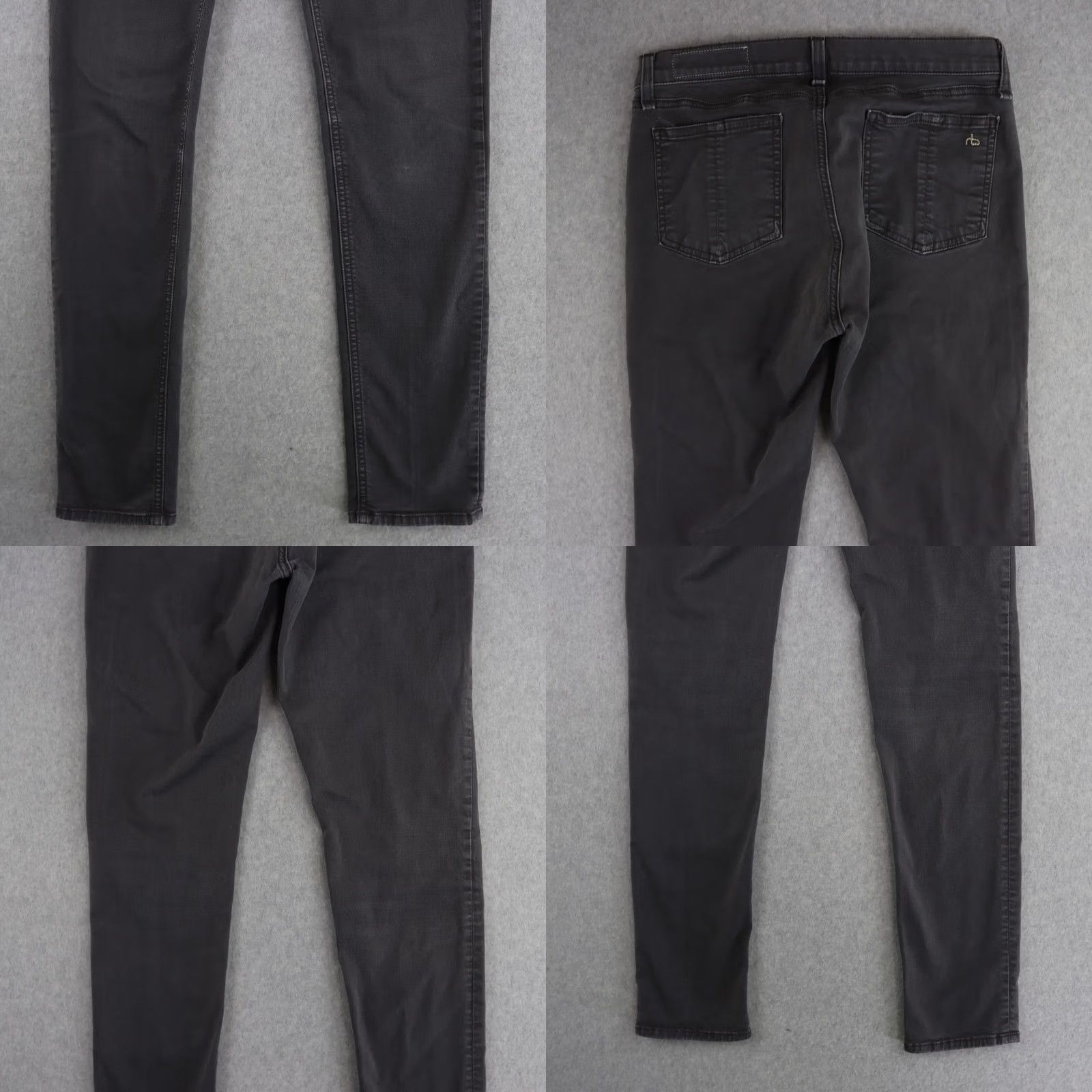 Rag & Bone rag & bone JEAN Women's Gray Charcoal Legging Jeans Size 28 28x28 Size 28" / US 6 / IT 42 - 9 Thumbnail