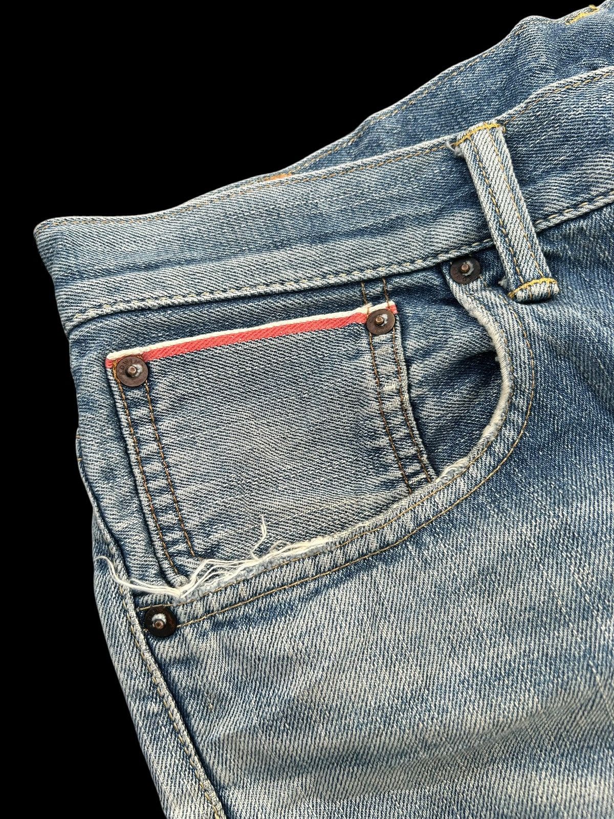 Japanese Brand × Kapital × Vintage Edwin Selvedge Buckle Back Distressed Denim Jeans Size US 33 - 8 Thumbnail