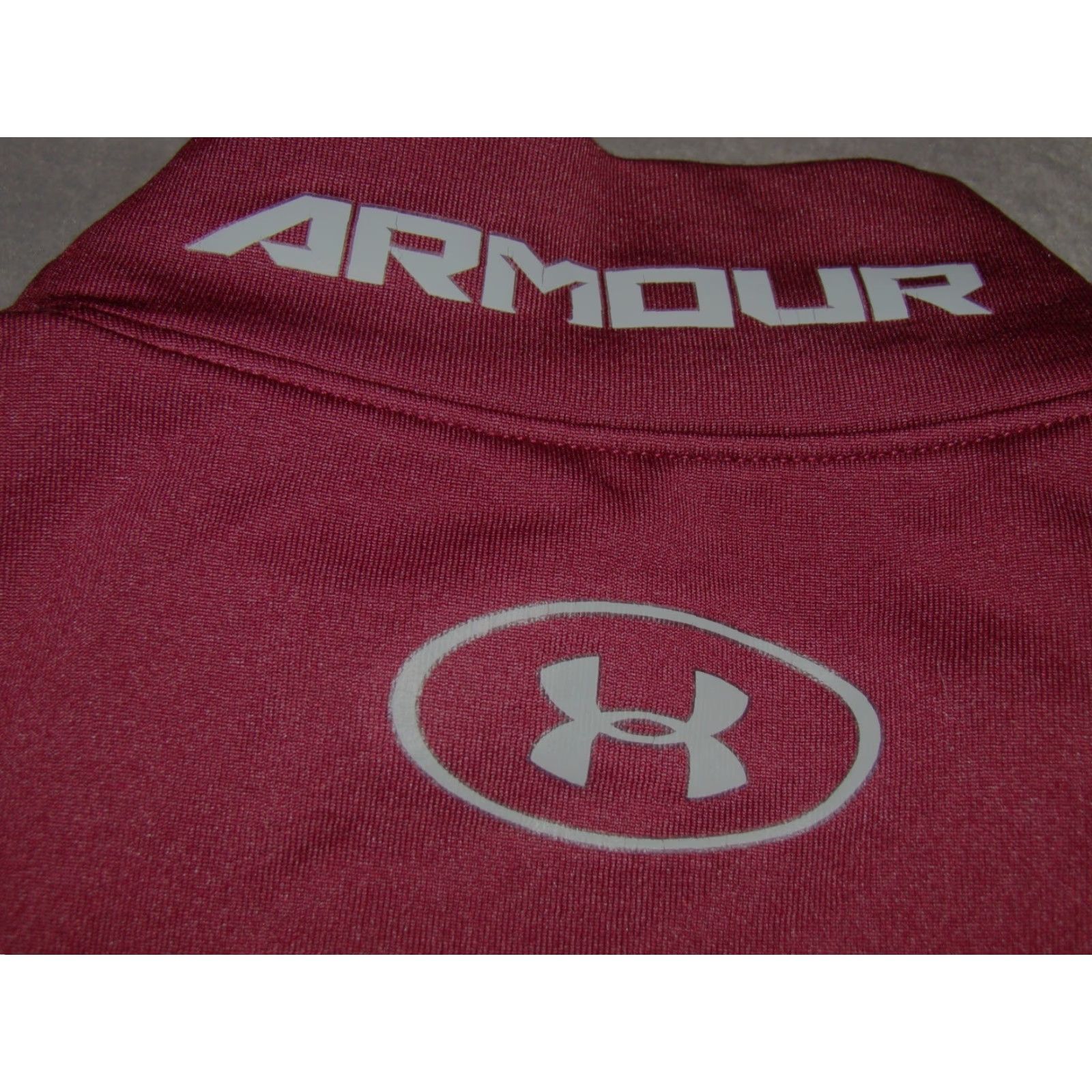 Under Armour Under Armour Coldgear Mens Shirt Size Large Compression Long Sleeve Maroon Size US L / EU 52-54 / 3 - 5 Thumbnail