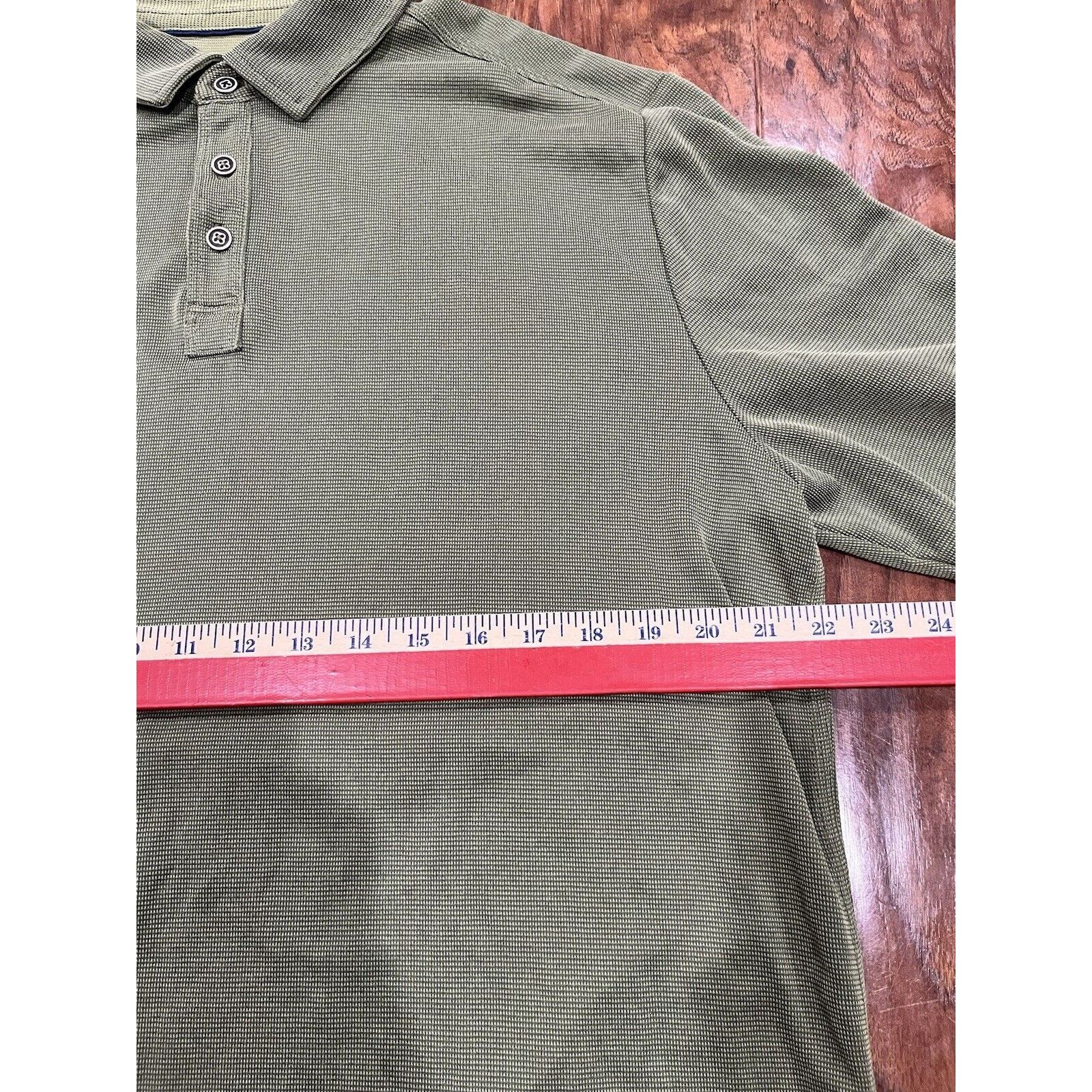 Tommy Bahama Tommy Bahama Green Long Sleeve 1/4 Button-Down Shirt Large Size US L / EU 52-54 / 3 - 4 Thumbnail