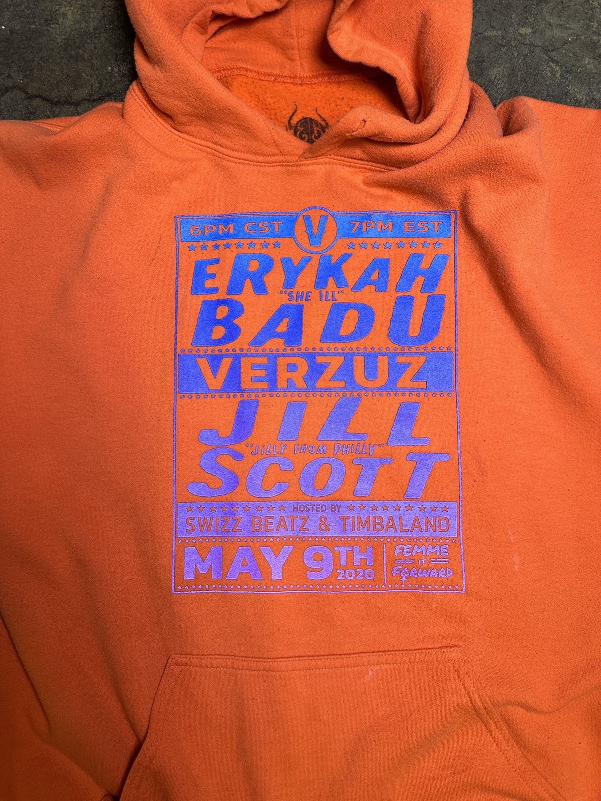 Japanese Brand × Vintage Erykah Badu Verzuz Jill Scott 2020 Merch Hoodie Size US L / EU 52-54 / 3 - 4 Thumbnail