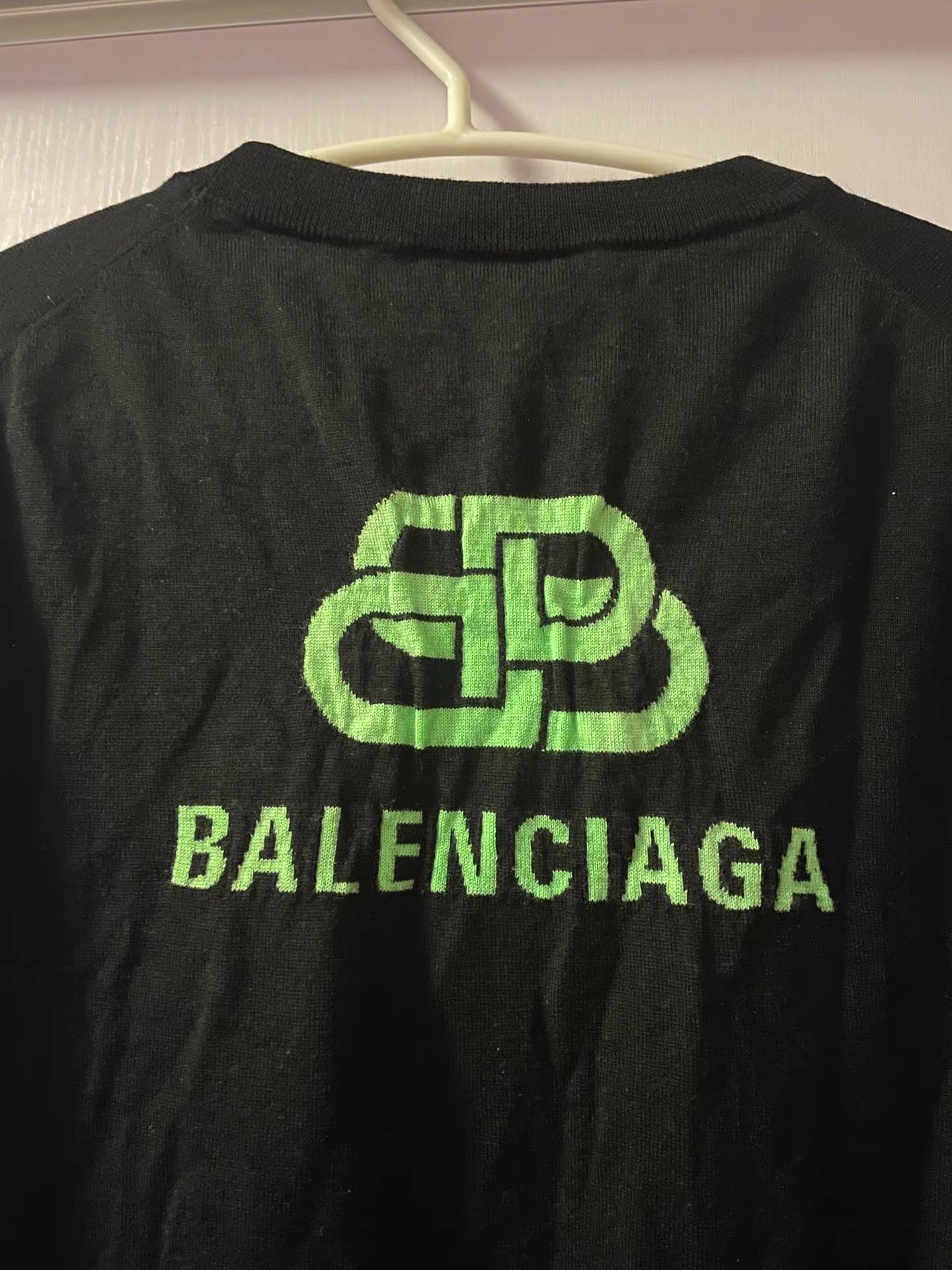 Balenciaga Balenciaga black wool sweater Q4 Size US M / EU 48-50 / 2 - 5 Thumbnail
