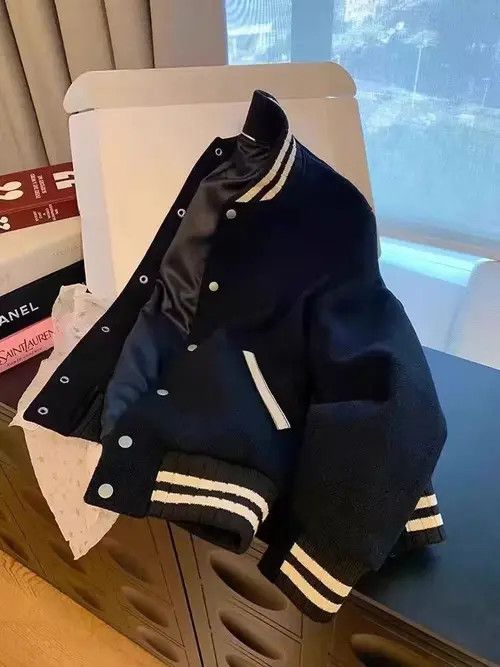 VIBE Vintage Street Letter Loose Casual Baseball Jacket Size US M / EU 48-50 / 2 - 1 Thumbnail