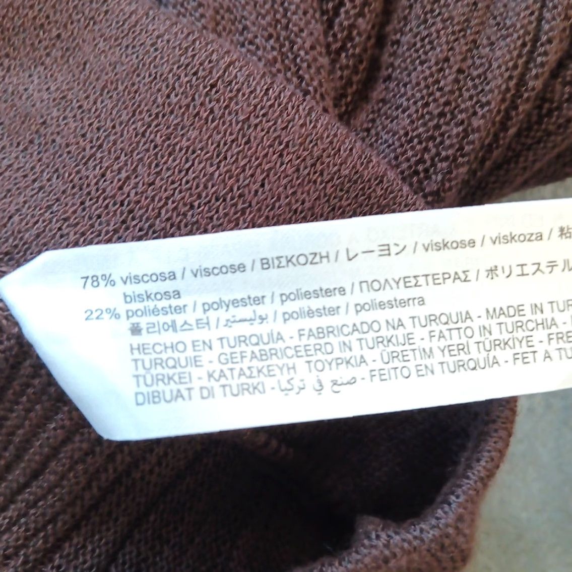 Zara Zara Pants Womens Bootcut Ankle Knit Pull On Brown 28x25 M Regular Inseam 25in 28x25 Sheer Lightweight Size 32" / US 10 / IT 46 - 8 Thumbnail
