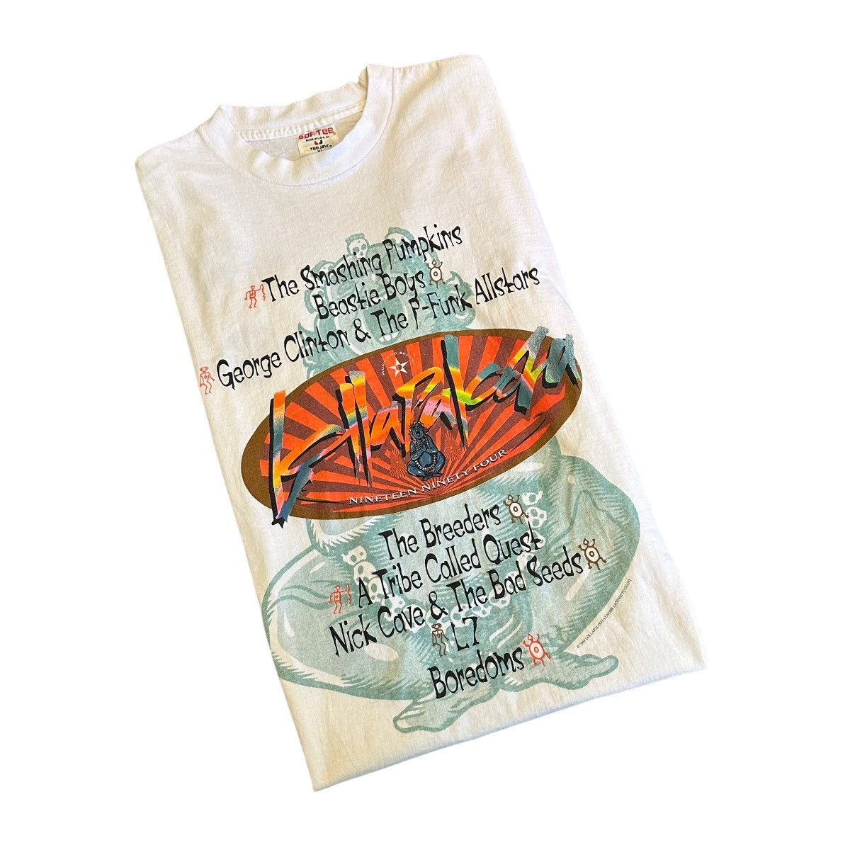 T-shirt Vintage 1994 Warren G G Funk Tour - Rap Promo Taille XL Noir