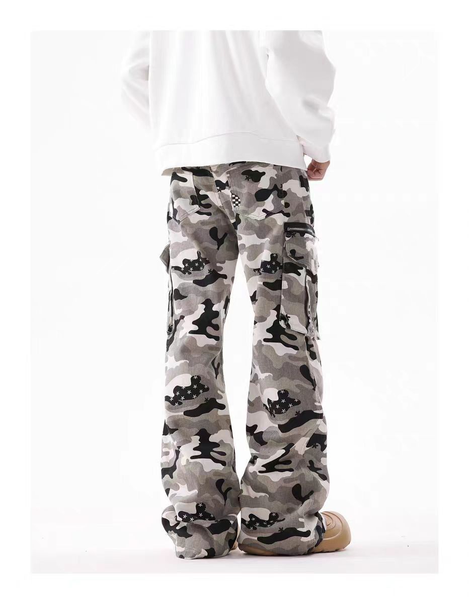 Japanese Brand × Vintage Vintage Street Camouflage Loose Casual Work Pants Size US 32 / EU 48 - 4 Thumbnail