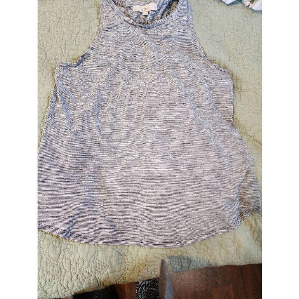 Loft Loft Gray Tank Top Size M / US 6-8 / IT 42-44 - 6 Thumbnail