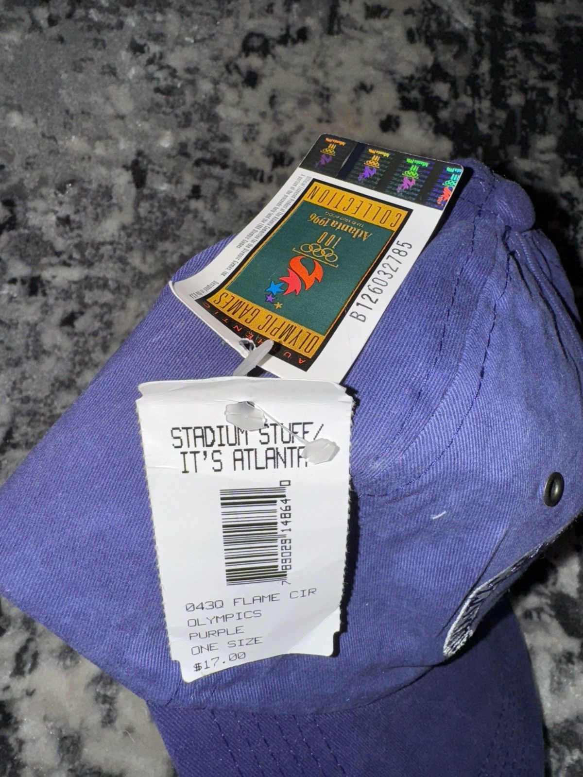 The Game 1996 Olympic Games Atlanta Georgia The Game Hat Size ONE SIZE - 8 Thumbnail