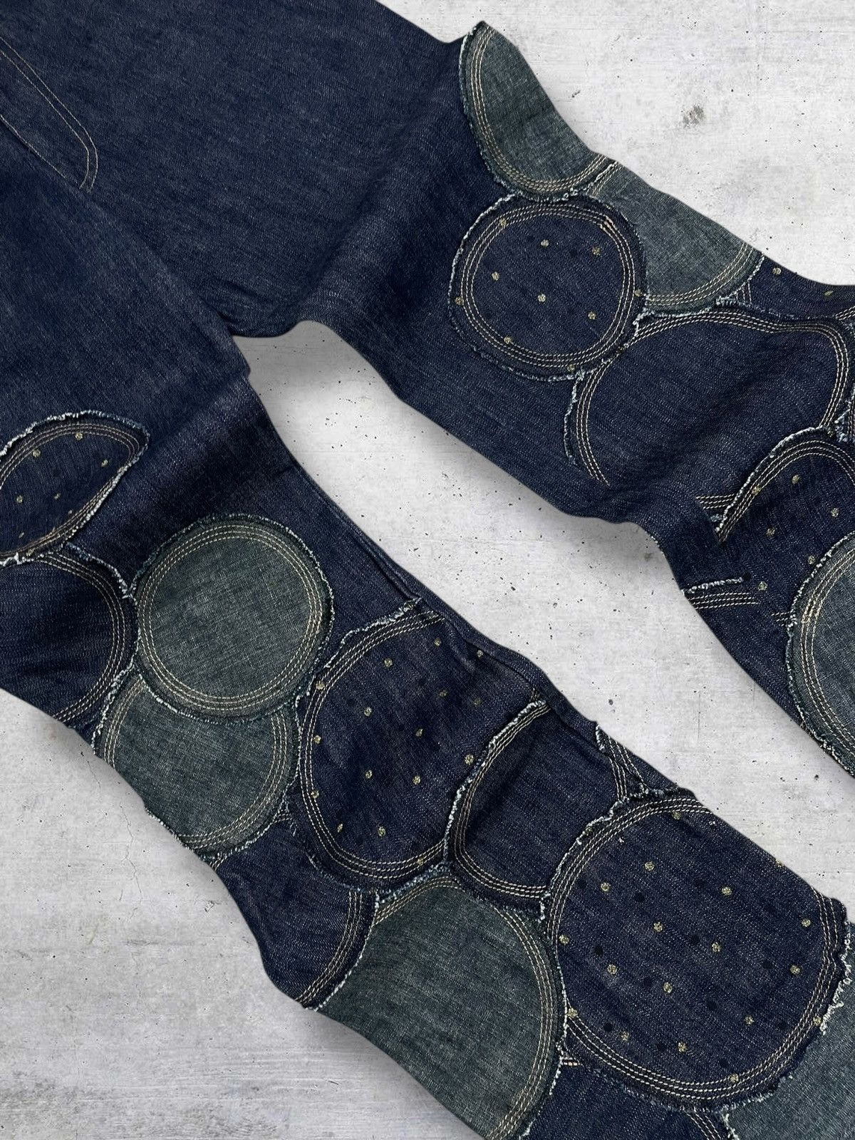 Tornado Mart VINTAGE GARDE COLLECTIVE OG JAPAN DESIGNER AVANTGARDE DENIM Size US 28 / EU 44 - 6 Thumbnail
