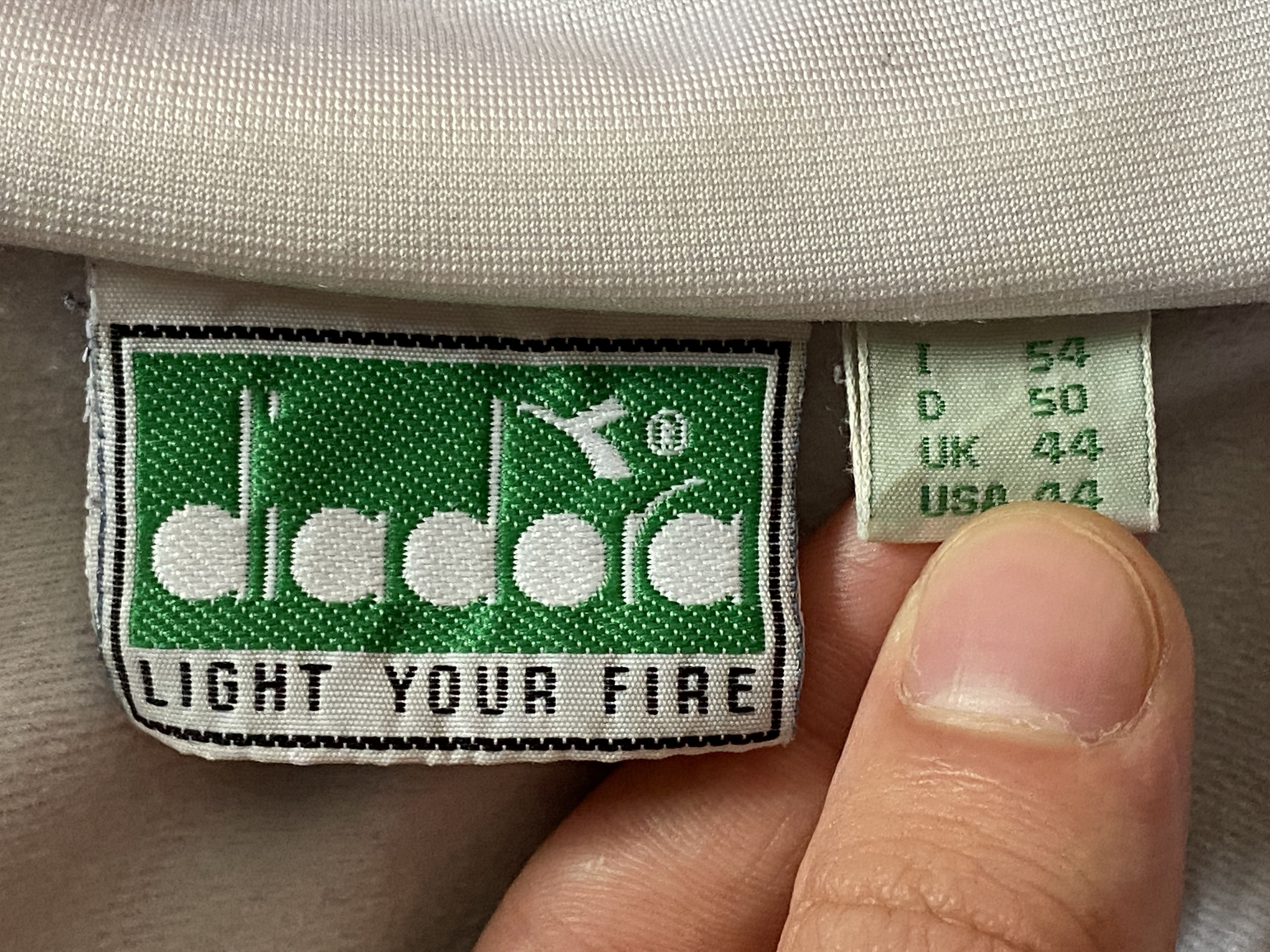Diadora × Vintage 90s Diadora Vintage Men's Track Jacket - L Size US L / EU 52-54 / 3 - 5 Thumbnail