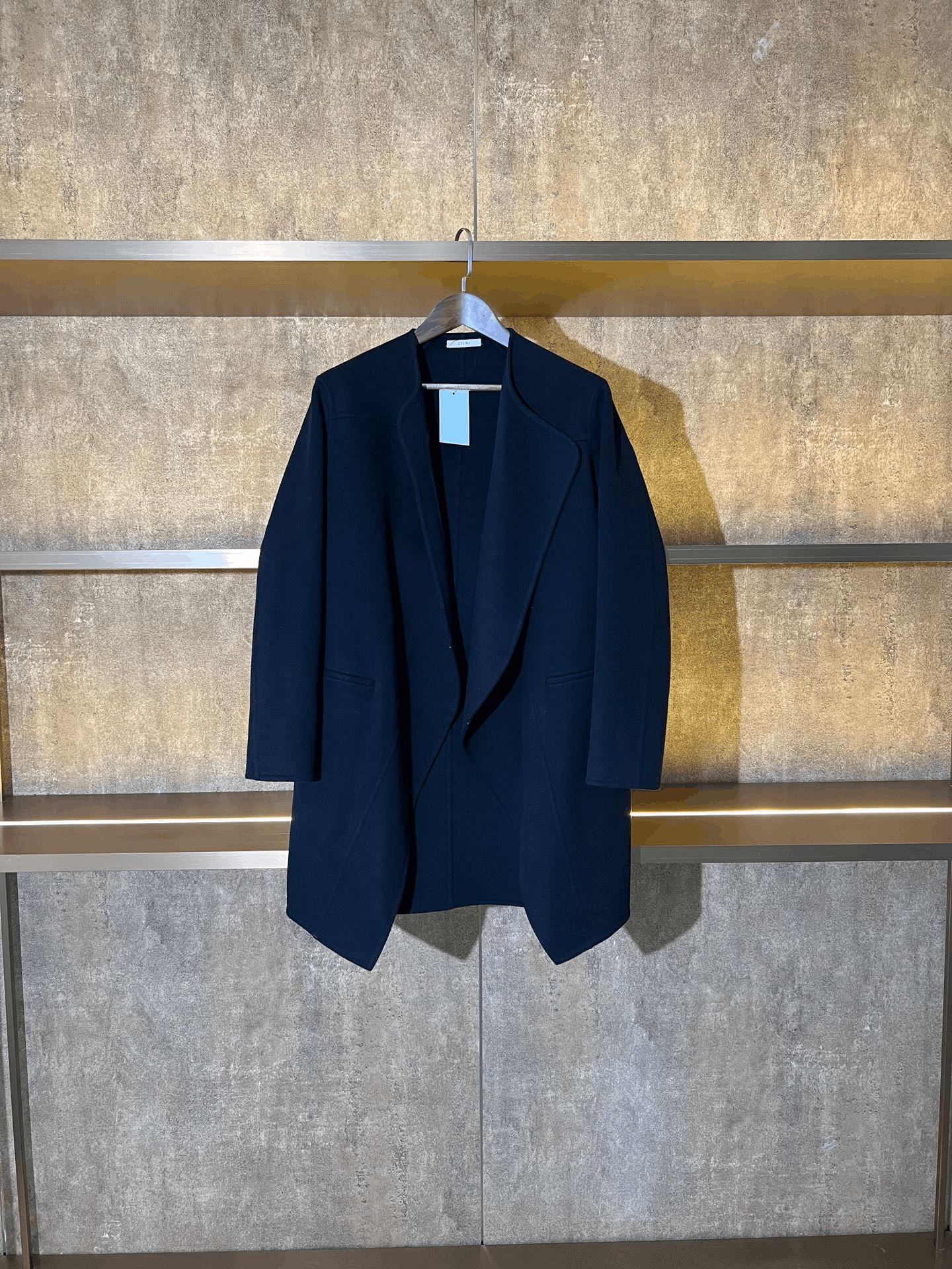 Celine Celine Crew Neck Cashmere Coat Size S / US 4 / IT 40 - 1 Thumbnail