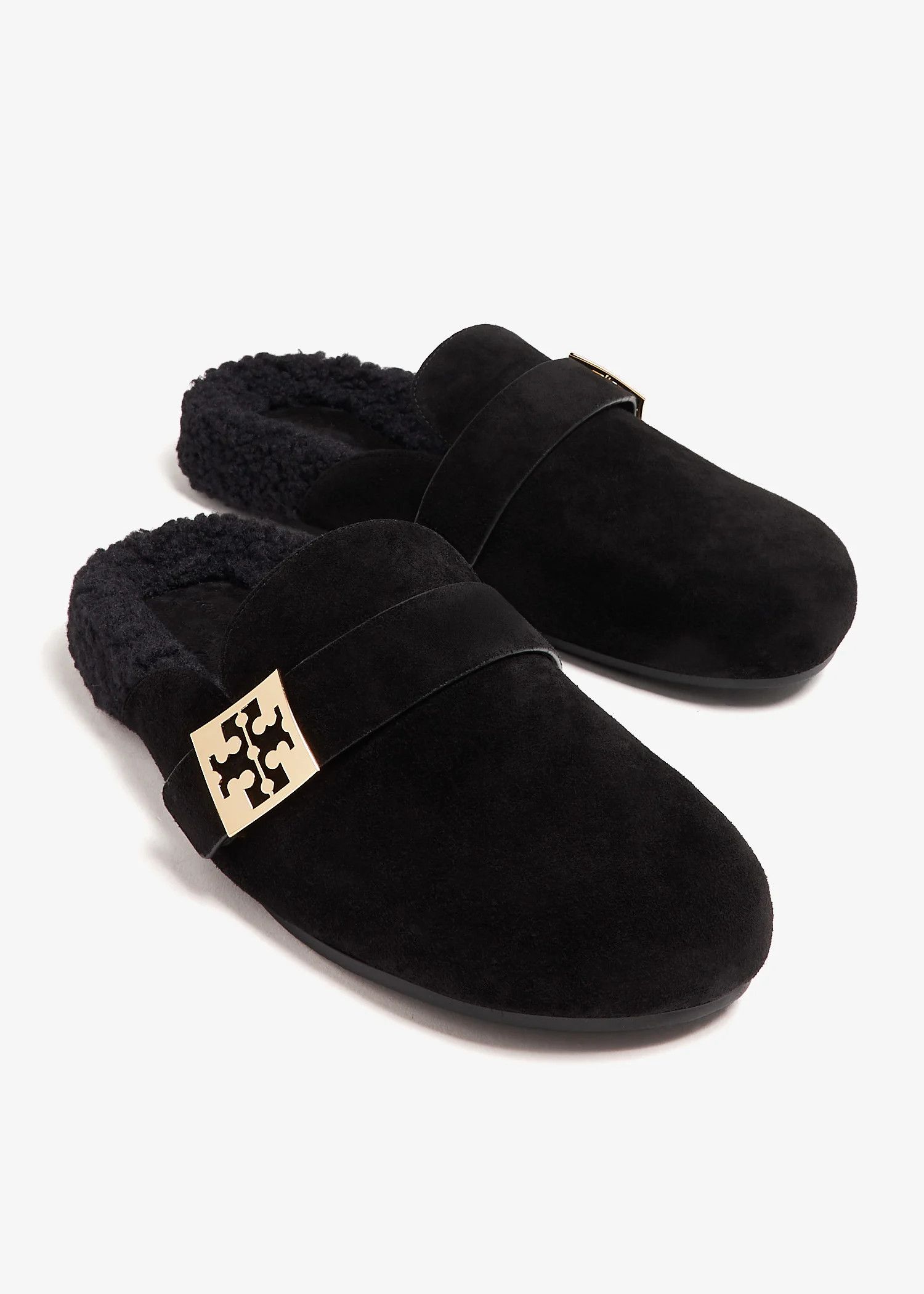 Tory Burch o1s22i1n1024 Mellow Sabot in Black Size US 10 / IT 40 - 5 Thumbnail