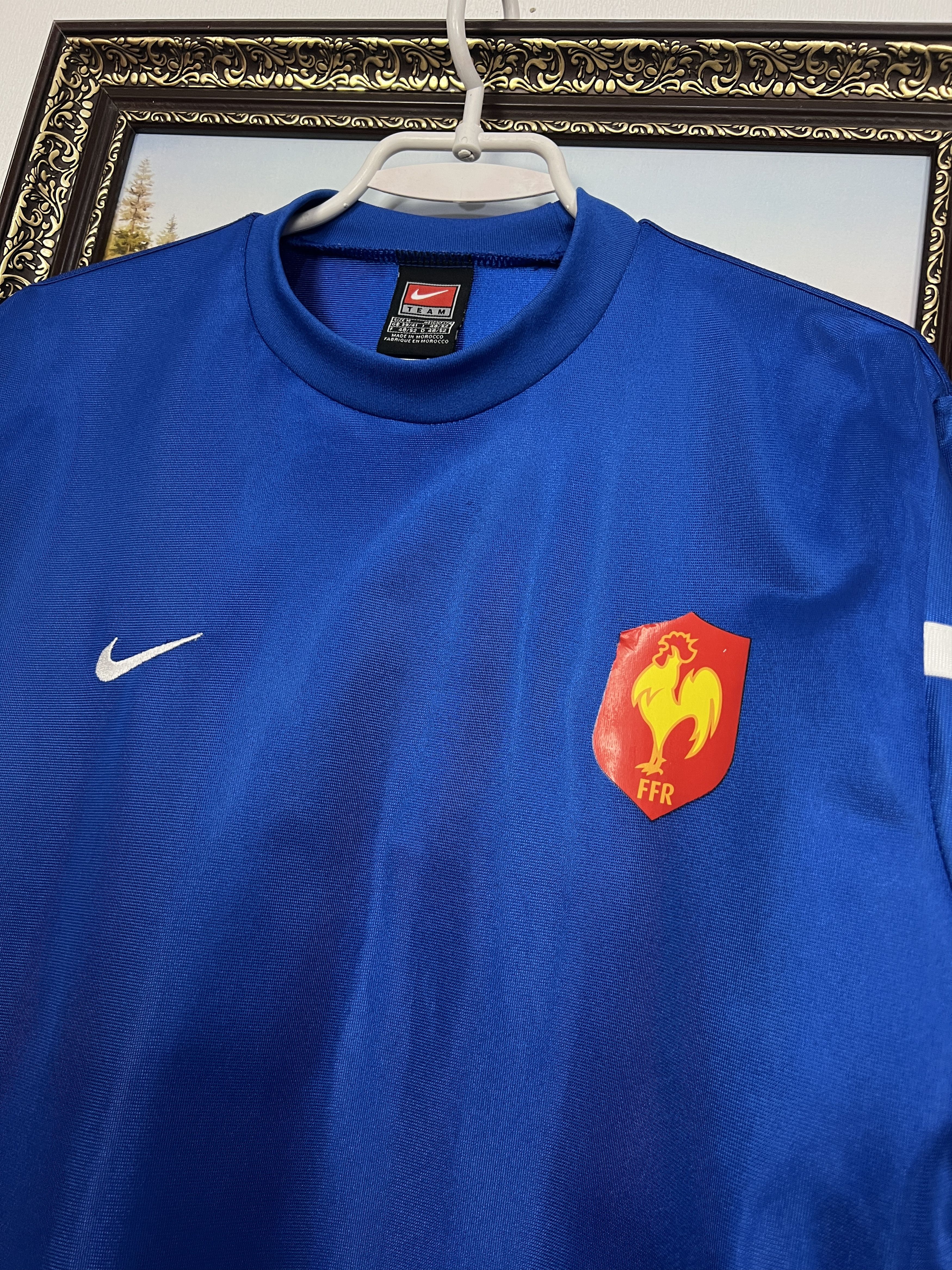 Nike Vintage 90's France Rugby Union Train Sweatshirt Track Top Size US M / EU 48-50 / 2 - 3 Thumbnail