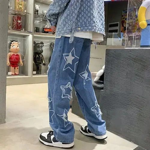 Japanese Brand STAR Graphic Denim Jeans Size US 30 / EU 46 - 7 Thumbnail