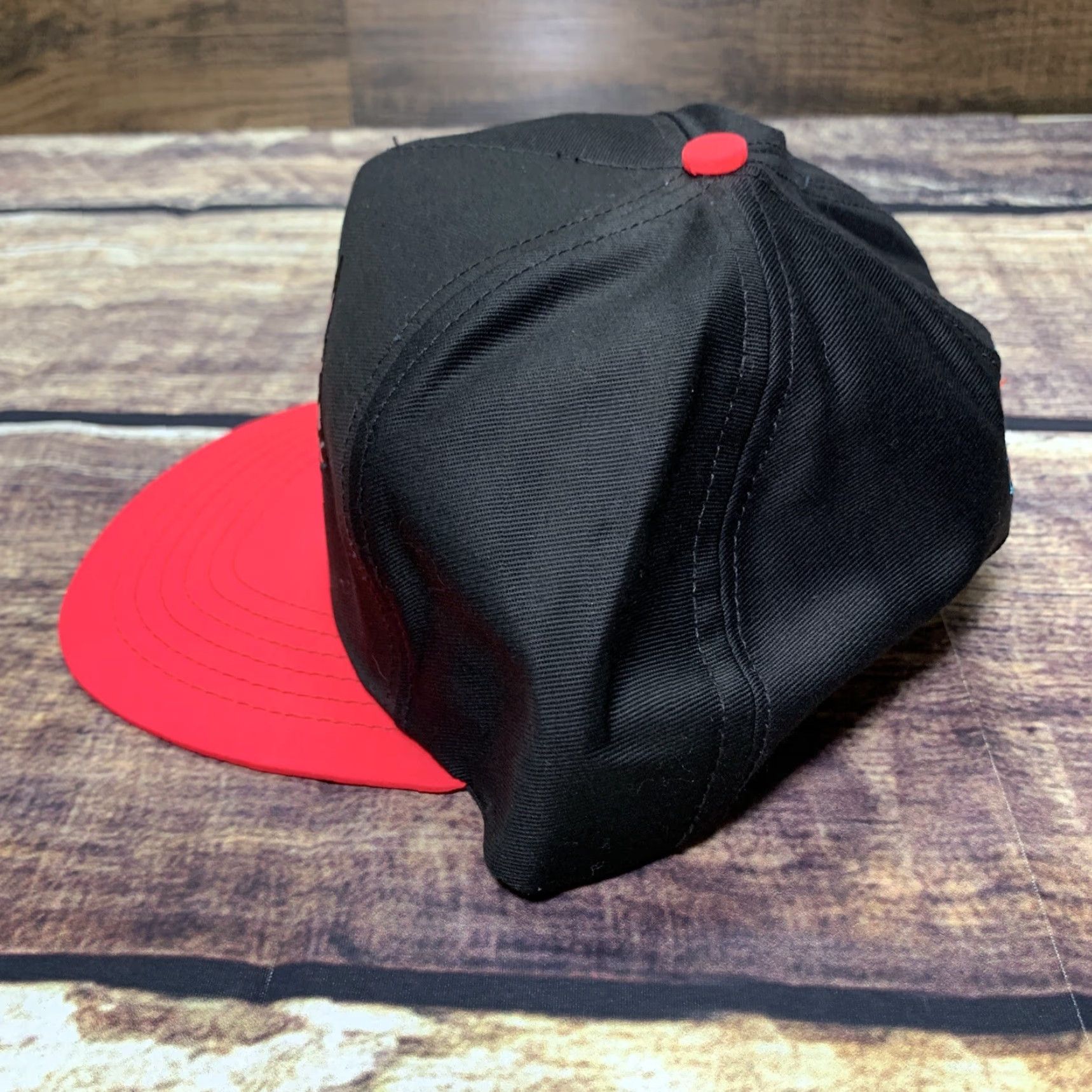 Vintage VINTAGE Kenny Wallace #40 Black Pink Hat Snap Back Cap NASCAR 90’s Made in USA Size ONE SIZE - 5 Thumbnail