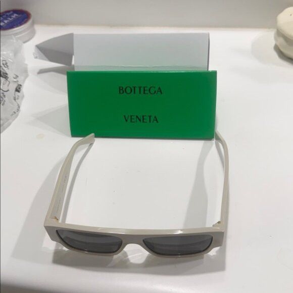 Bottega Veneta Bottega Veneta Men's Beige Sunglasses Size ONE SIZE - 8 Thumbnail