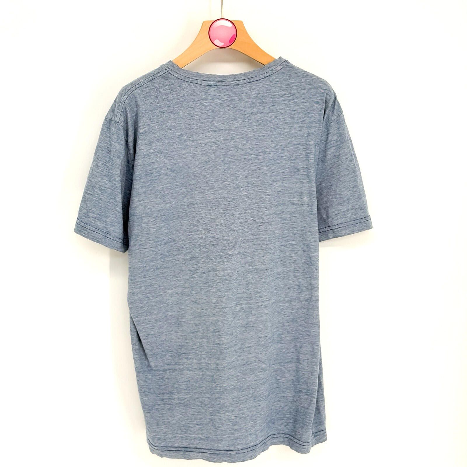 Lacoste Lacoste Blue Striped Regular Supima Cotton TShirt Mens XL Size US XL / EU 56 / 4 - 2 Thumbnail