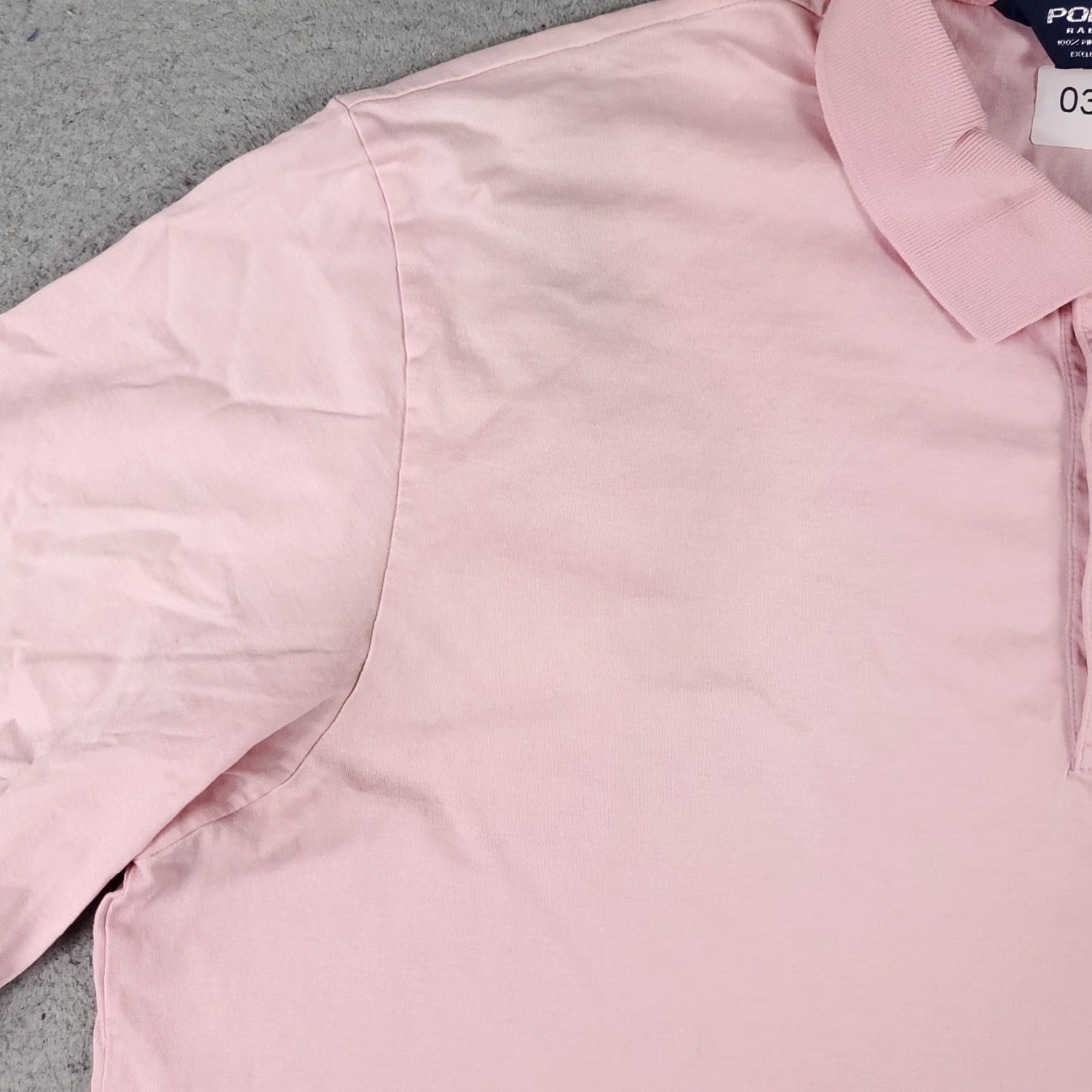 Ralph Lauren VINTAGE Ralph Lauren Polo Shirt Mens Large Pink Pony Short Sleeve Shirt Adult Large Pink Polo Size US L / EU 52-54 / 3 - 2 Thumbnail