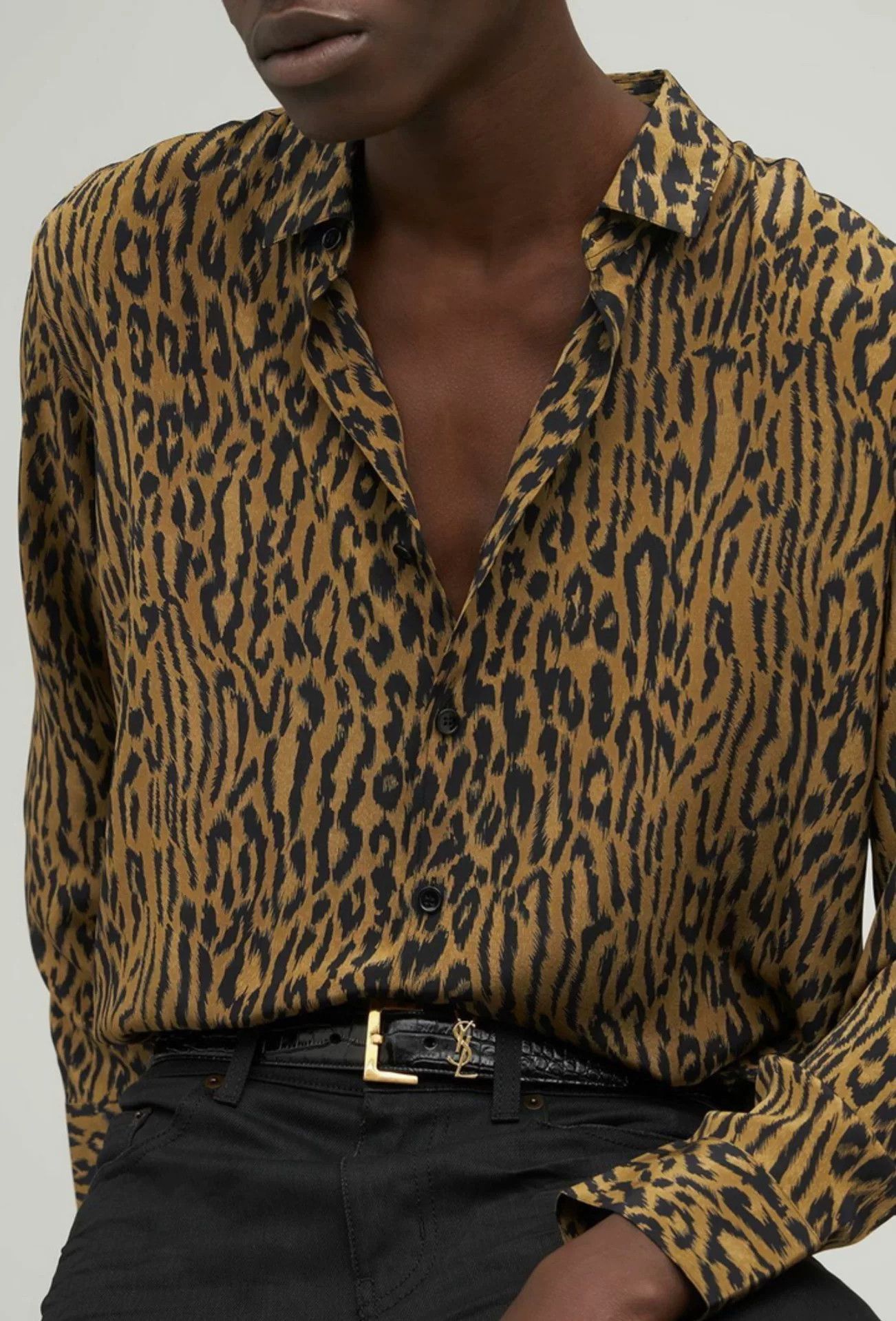 Hedi Slimane × Saint Laurent Paris Saint Laurent Paris FW21 Silk