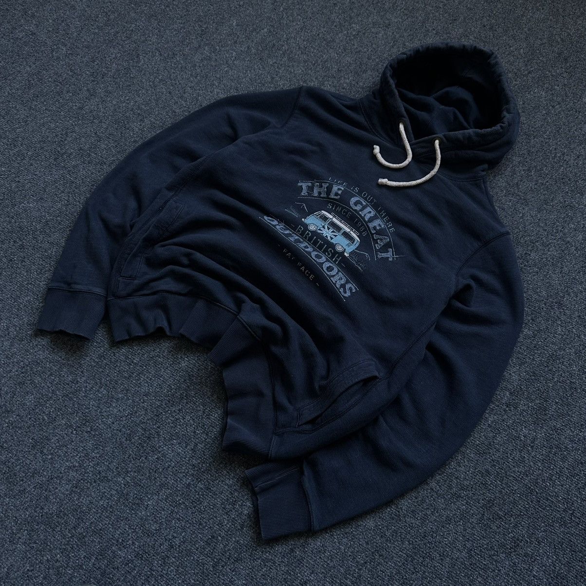 FatFace VTG Mans Hoodie Fat Face Big Logo Size L Used Dark Blue 00s Size US L / EU 52-54 / 3 - 1 Thumbnail