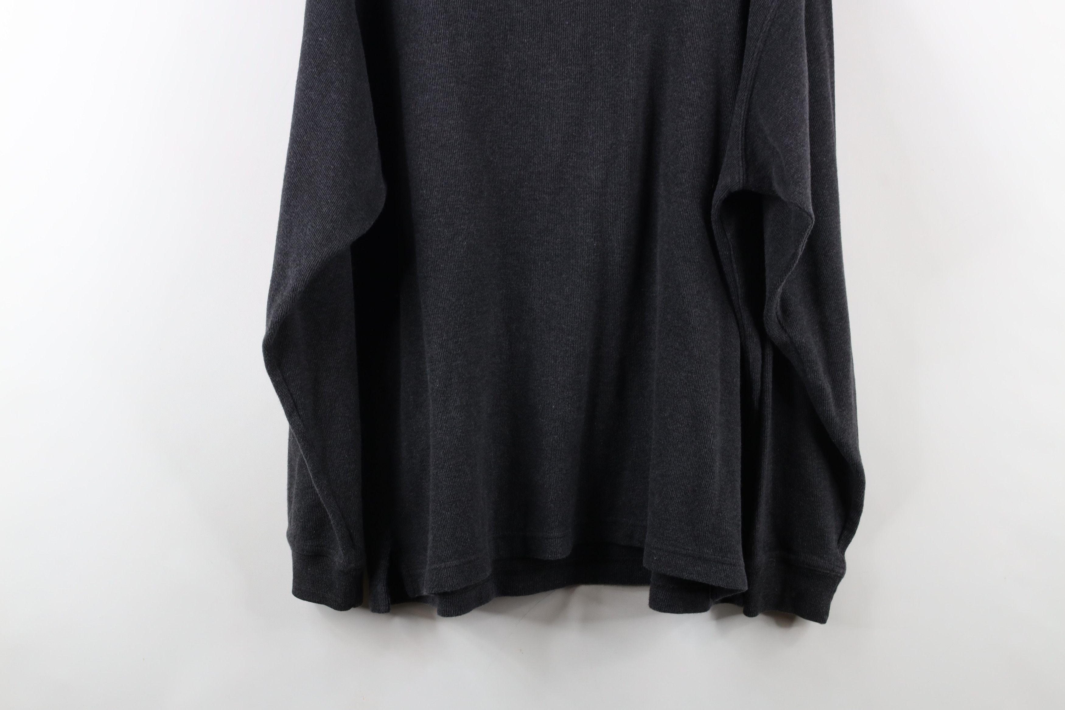 Vintage Vintage 90s Streetwear Heavy Ribbed Knit Long Sleeve Polo Size US M / EU 48-50 / 2 - 9 Thumbnail