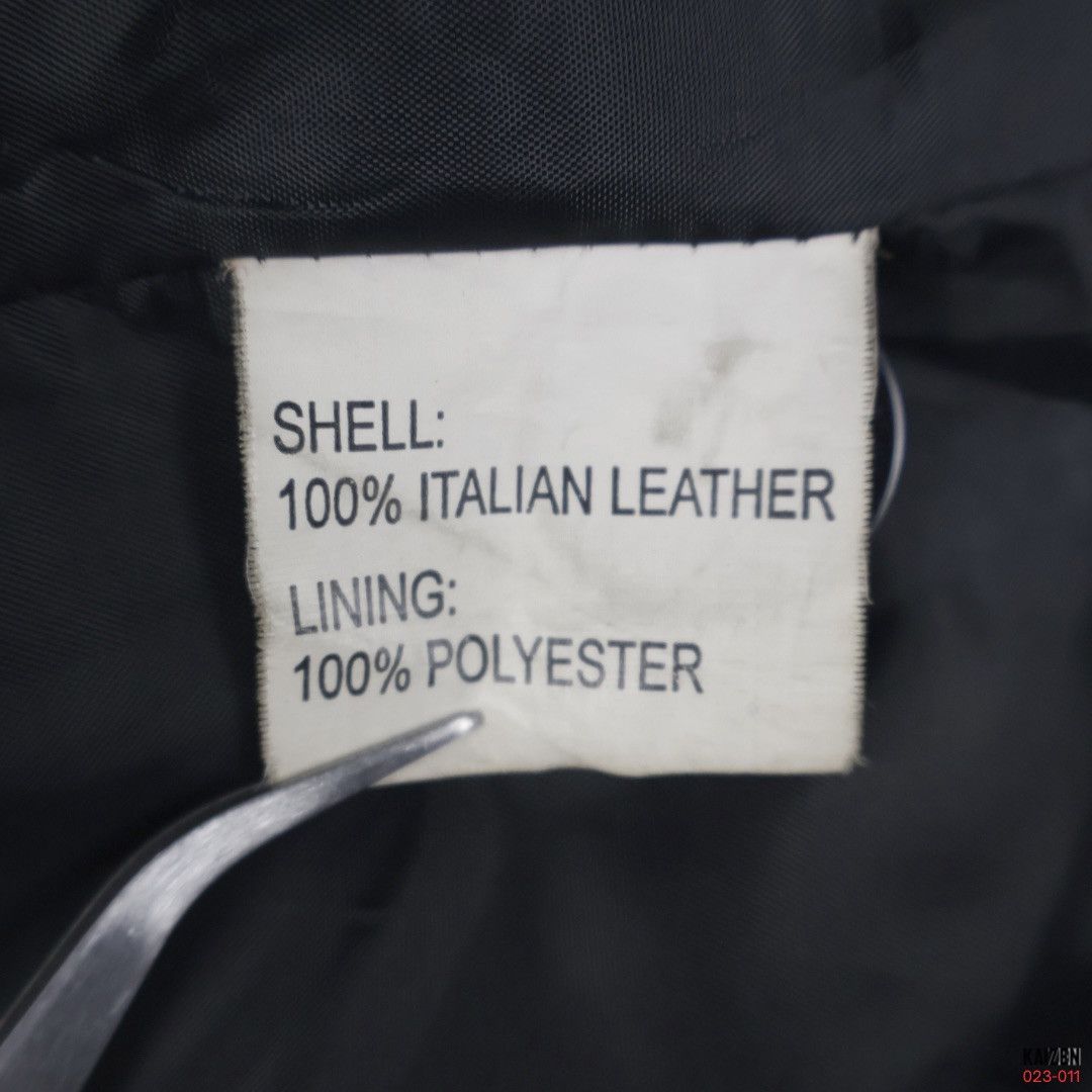 Balenciaga VINTAGE x BALENCIAGA - LEATHER JACKET ‘NICHOLAS GHESQUIRRE’ Size US XXL / EU 58 / 5 - 12 Thumbnail