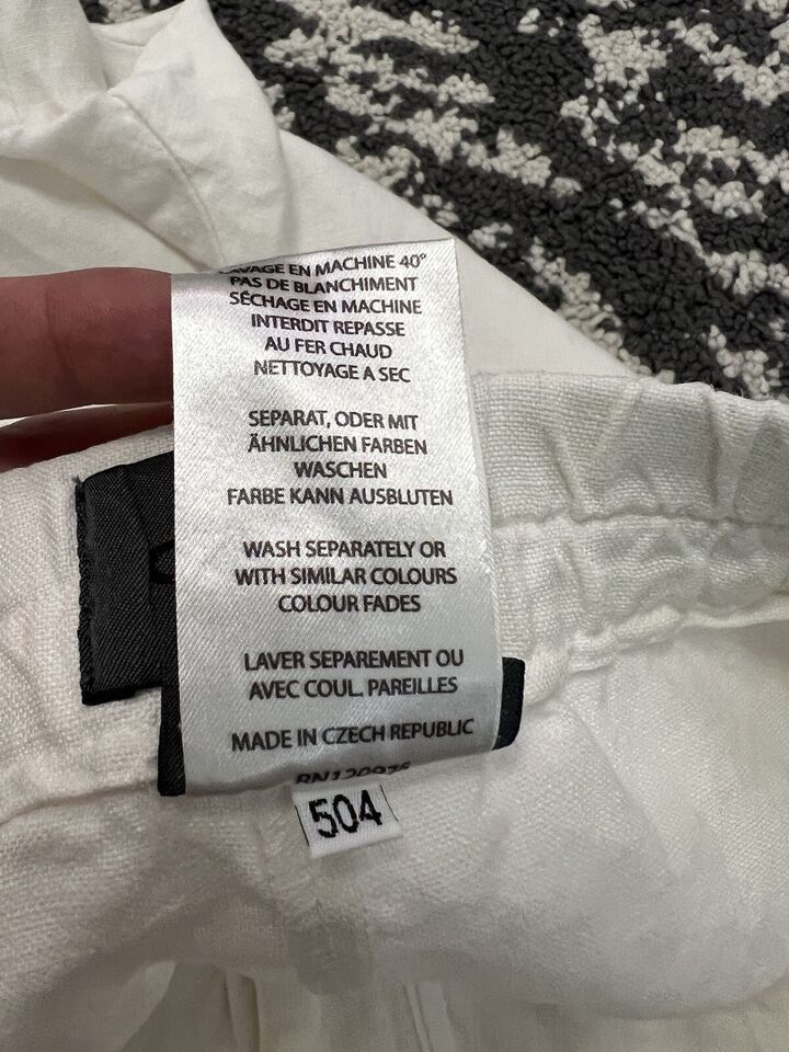 OSKA Oska Pants Linen White Size 4 Size 32" / US 10 / IT 46 - 9 Thumbnail
