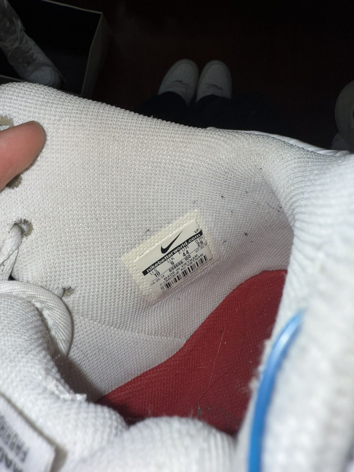 Supreme Nike Air Force 1 High Supreme X Supreme White 2014 Size 10 Size US 10 / EU 43 - 7 Thumbnail