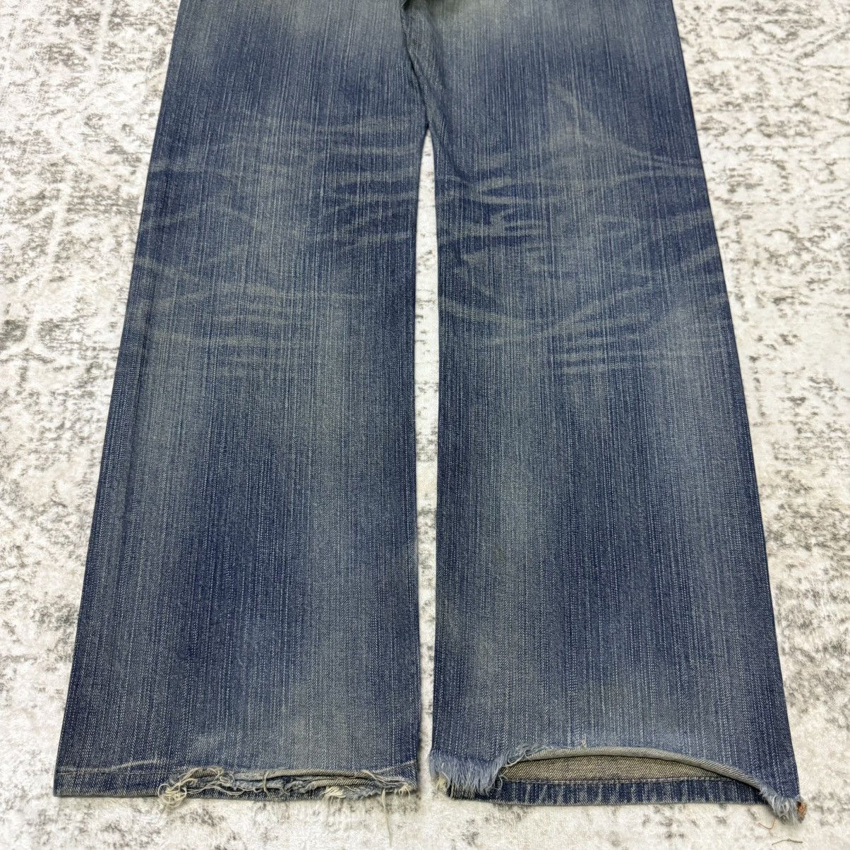 Edwin Vintage Edwin XV-S Patina Fade Wash Straight Jeans Size US 32 / EU 48 - 12 Thumbnail