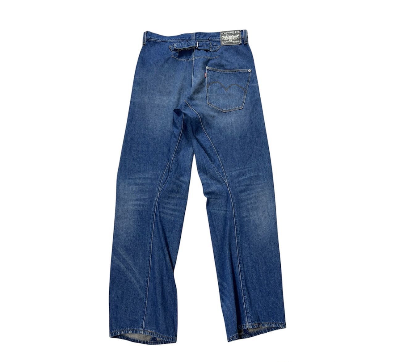 Levi's Vintage Levi’s engineered jeans y2k buckle back washed pants Size US 31 - 1 Thumbnail