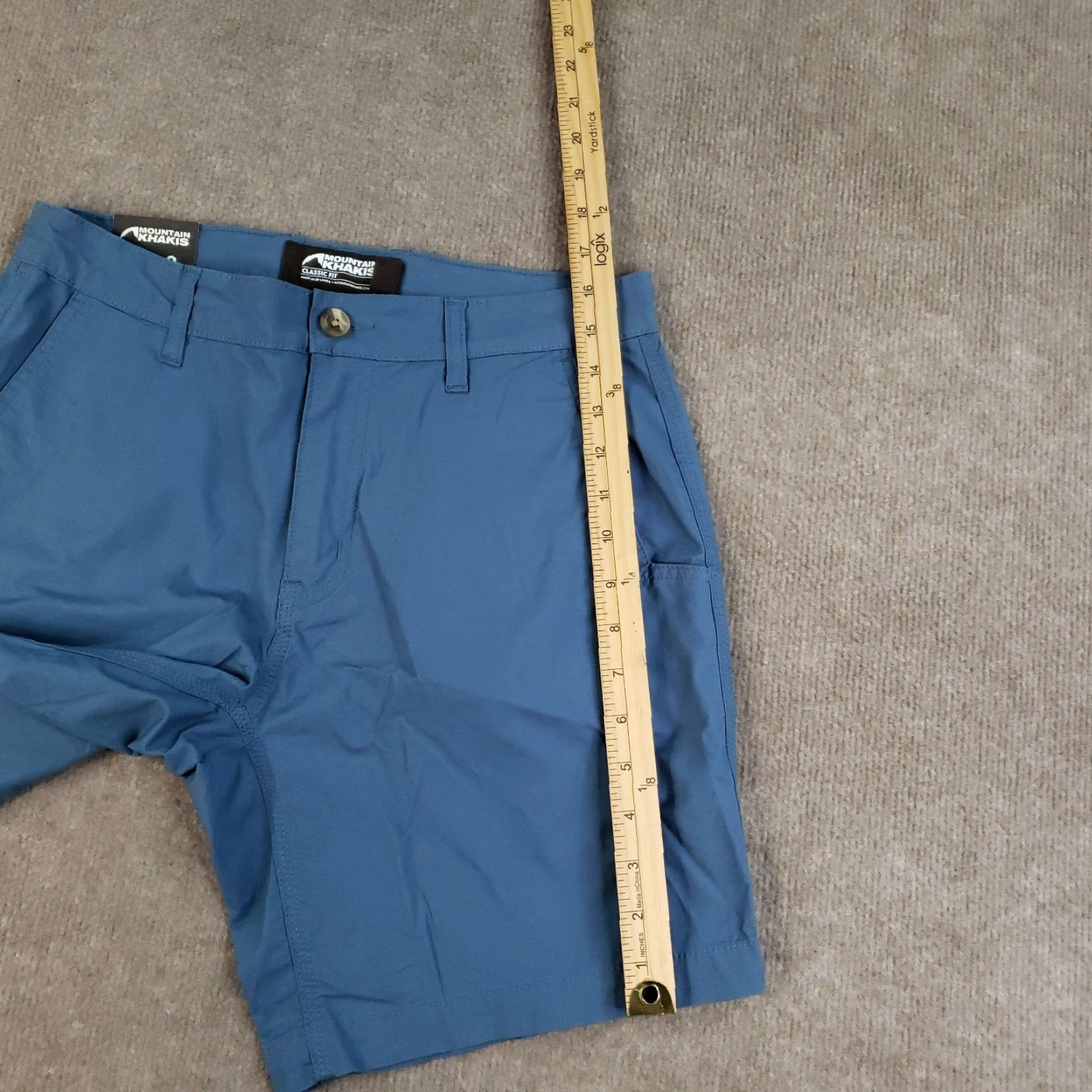 Mountain Khakis VINTAGE Mountain Khakis Shorts Mens Size 30 Blue Stretch Poplin Classic Fit Lightweight Size US 30 / EU 46 - 4 Thumbnail