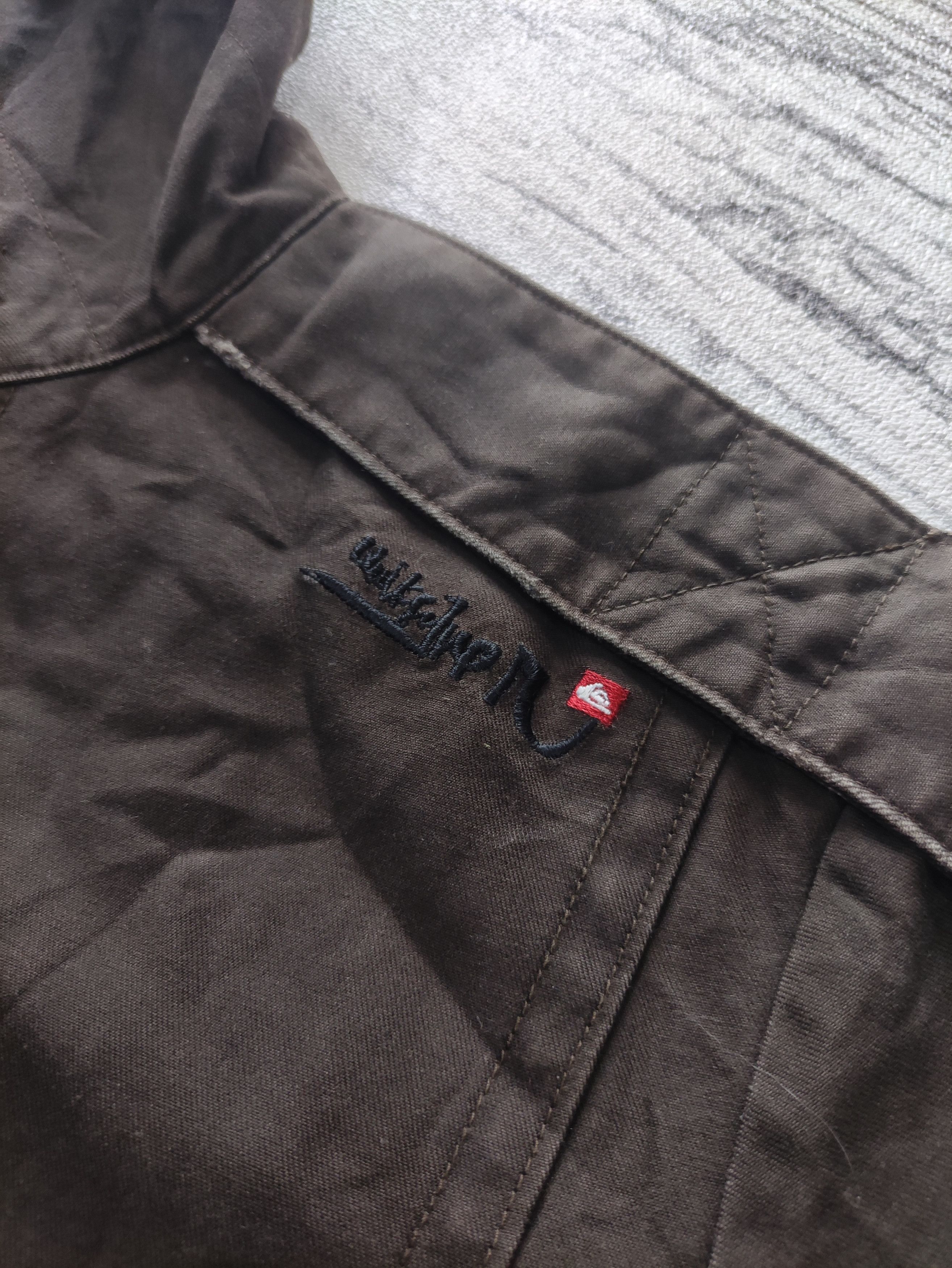 Quiksilver QUIKSILVER DARK BROWN CANVAS JACKET Size US L / EU 52-54 / 3 - 8 Thumbnail