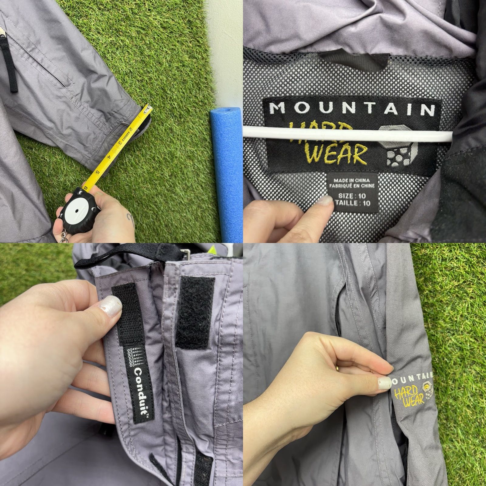 Mountain Hardwear Mountain Hardwear Jacket Womens 10 Gray Hooded Ski Coat Outdoor Conduit Mid-Length Softshell Snow Outdoor Ski Womens Size L / US 10 / IT 46 - 8 Thumbnail