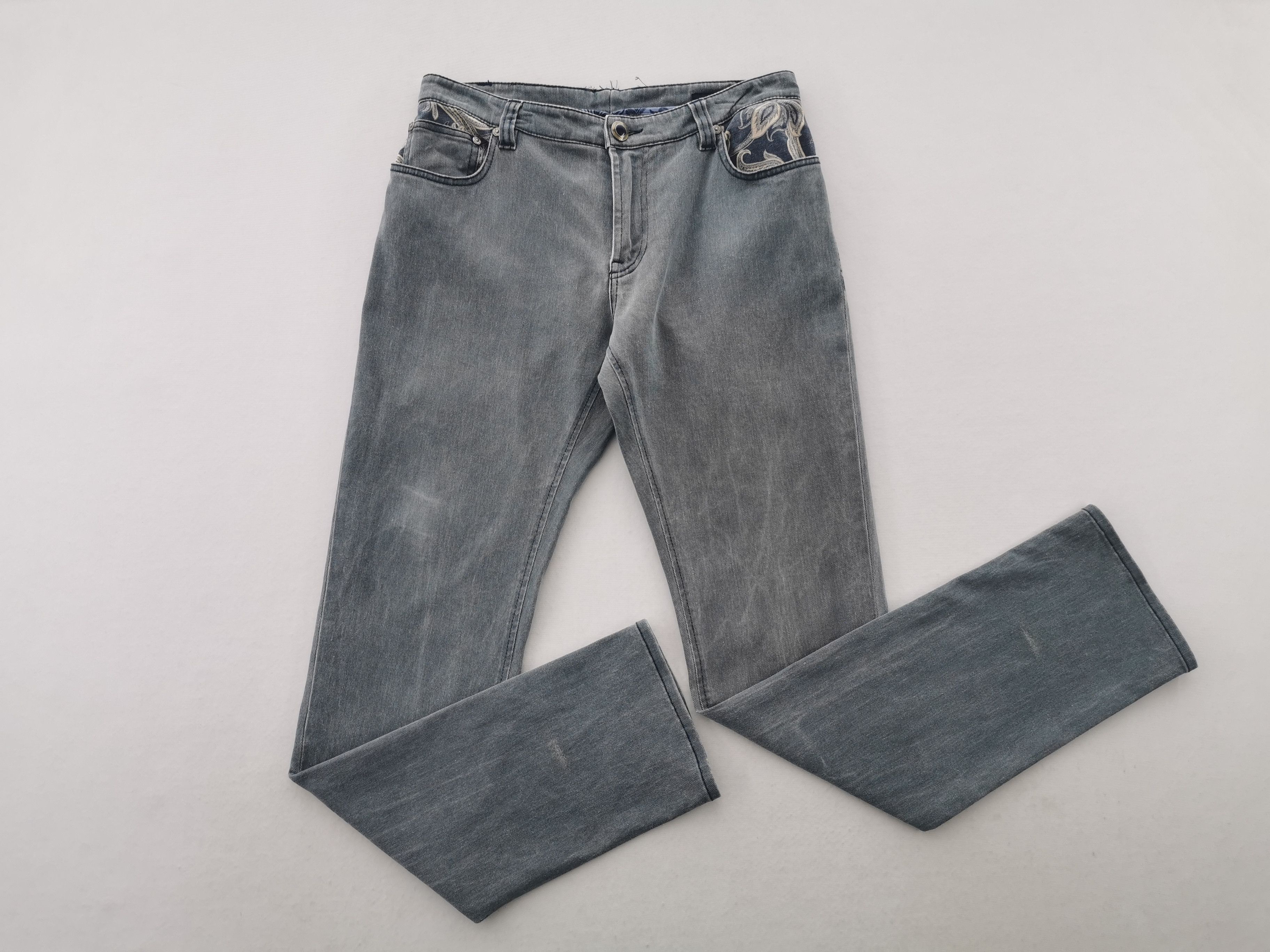 Etro Etro Embroidered Pocket Jeans Made In Italy Size 30 Size US 30 / EU 46 - 4 Thumbnail