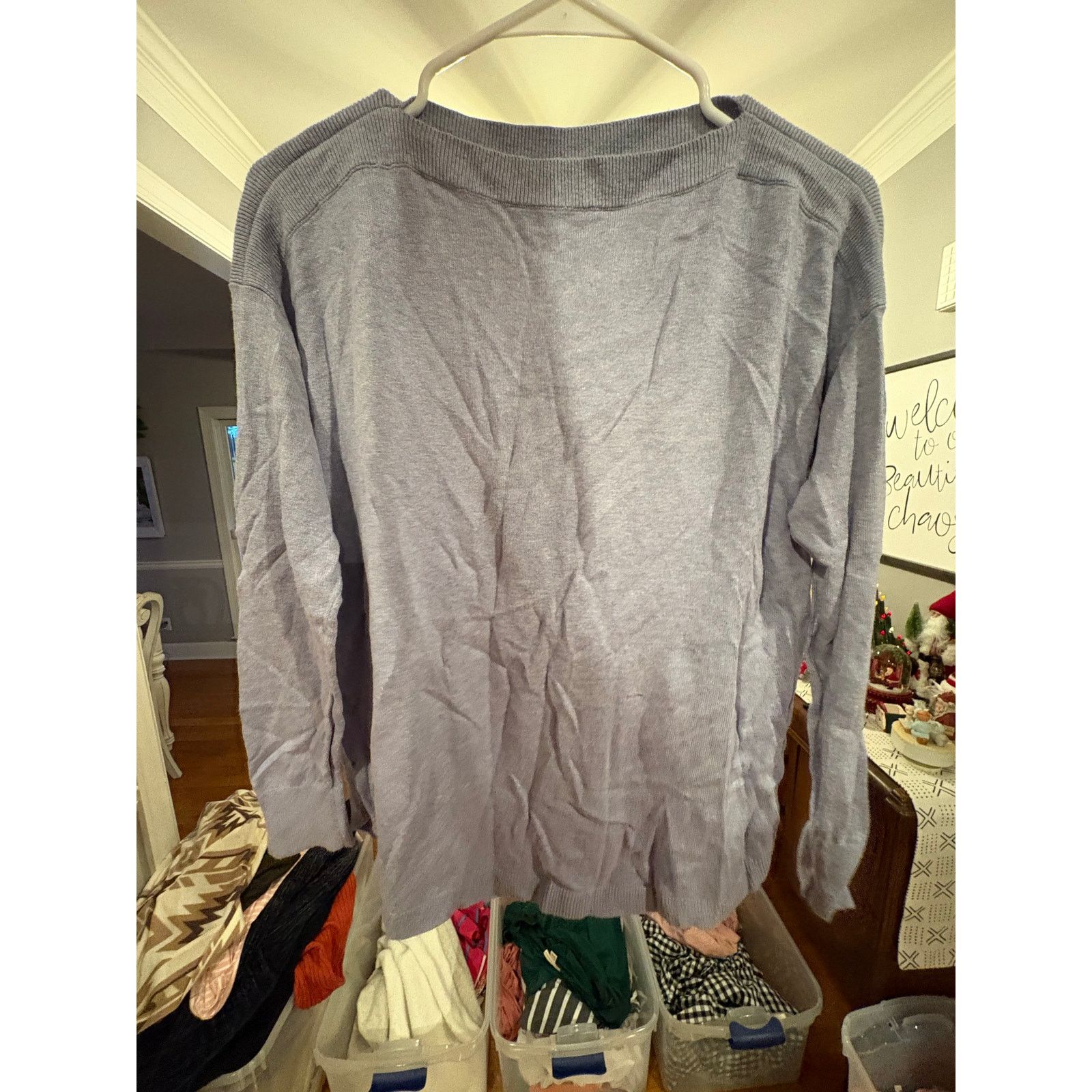 Loft LOFT Outlet Gray Sweater Women’s Small Long Sleeve Size S / US 4 / IT 40 - 2 Thumbnail