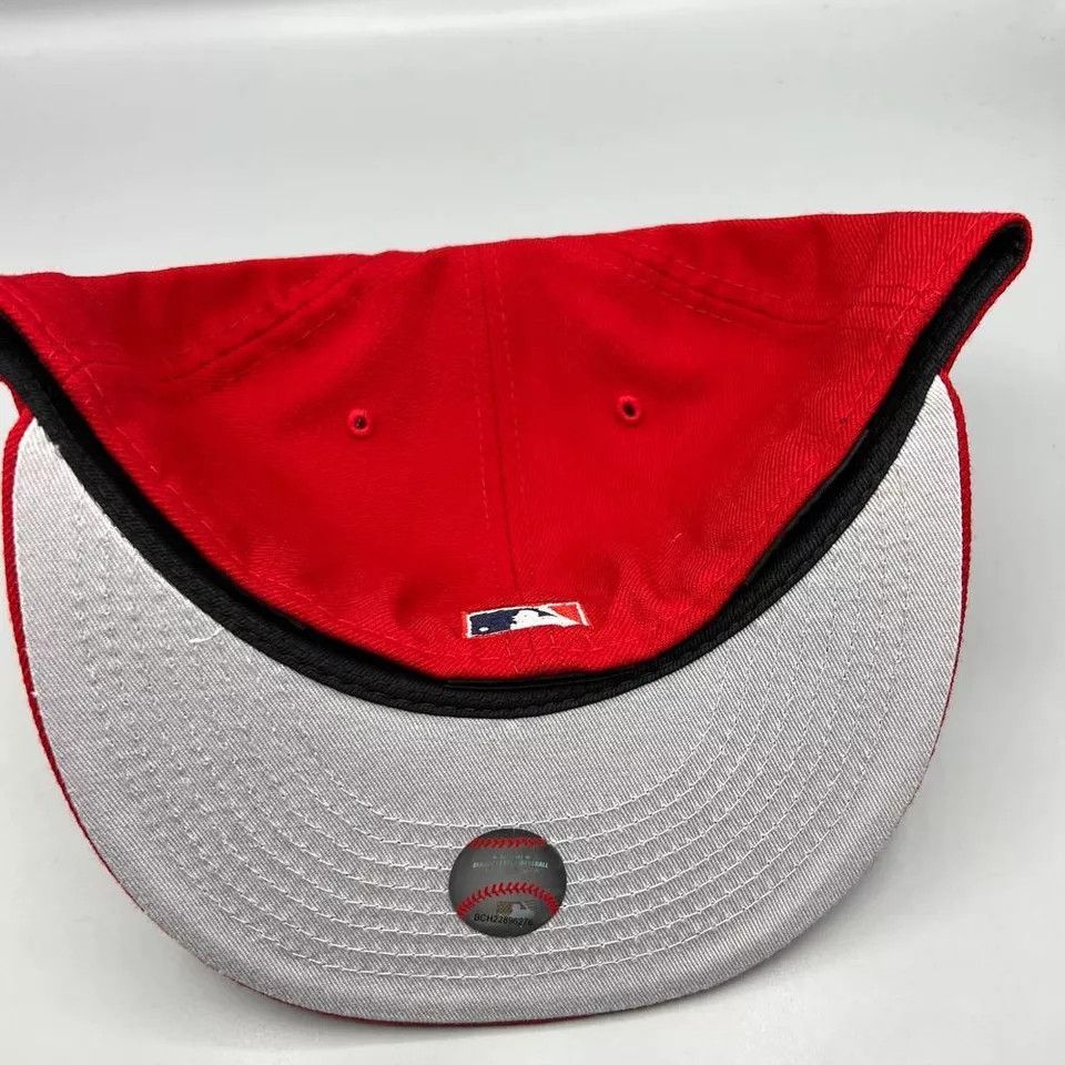 New Era Boston Red Sox Hat Men 7 1/4 59Fifty New Era MLB Fitted Cap Size ONE SIZE - 6 Thumbnail