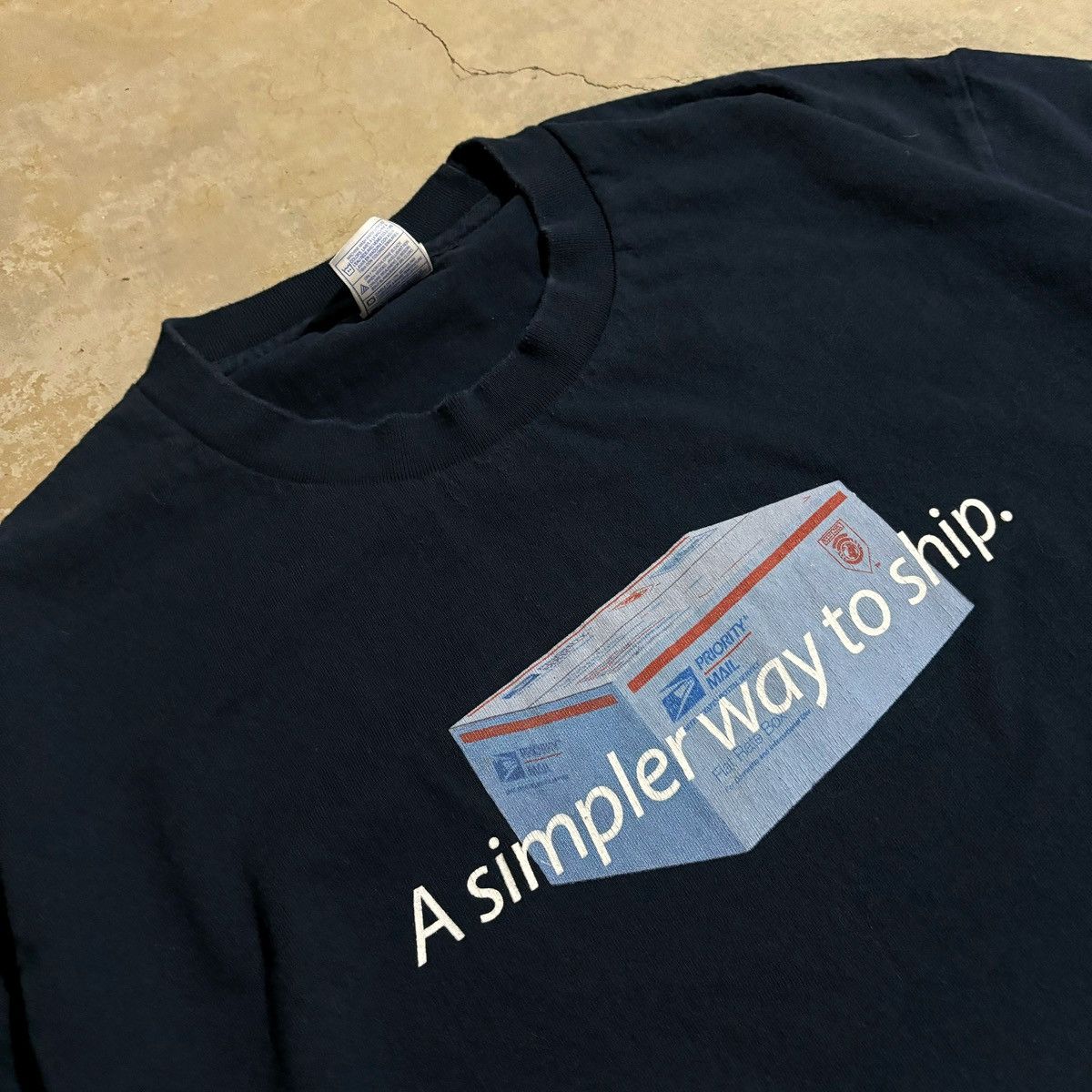 Japanese Brand × Vintage Vintage USPS A Simpler Way To Ship Tee Size US L / EU 52-54 / 3 - 4 Thumbnail
