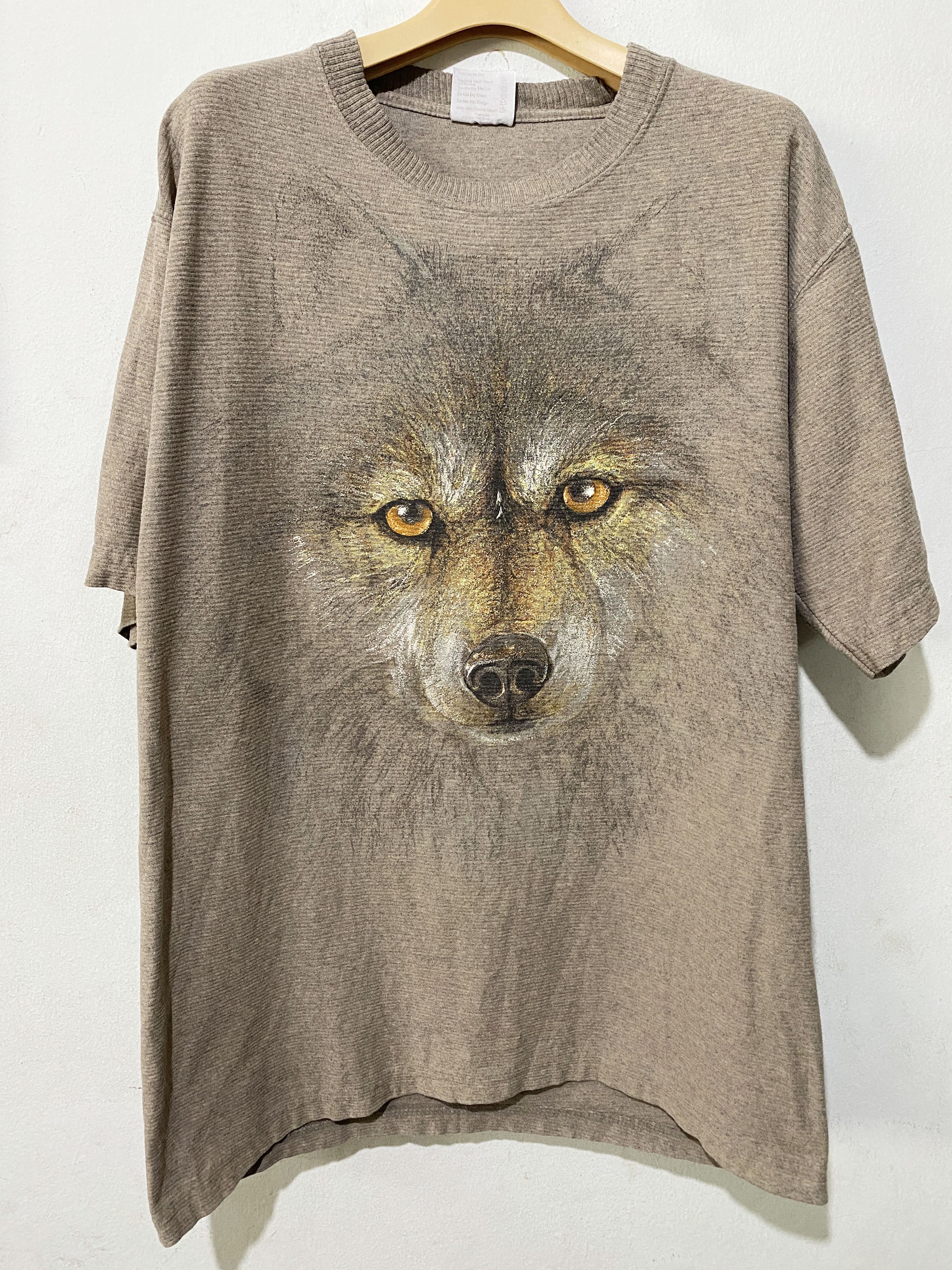 Vintage Vintage 90s Wolf Shirt Size US L / EU 52-54 / 3 - 1 Thumbnail