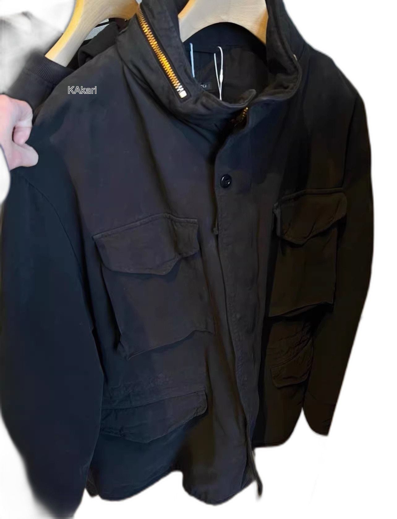 Comoli Comoli M65 Black Military Jacket Size US M / EU 48-50 / 2 - 1 Thumbnail